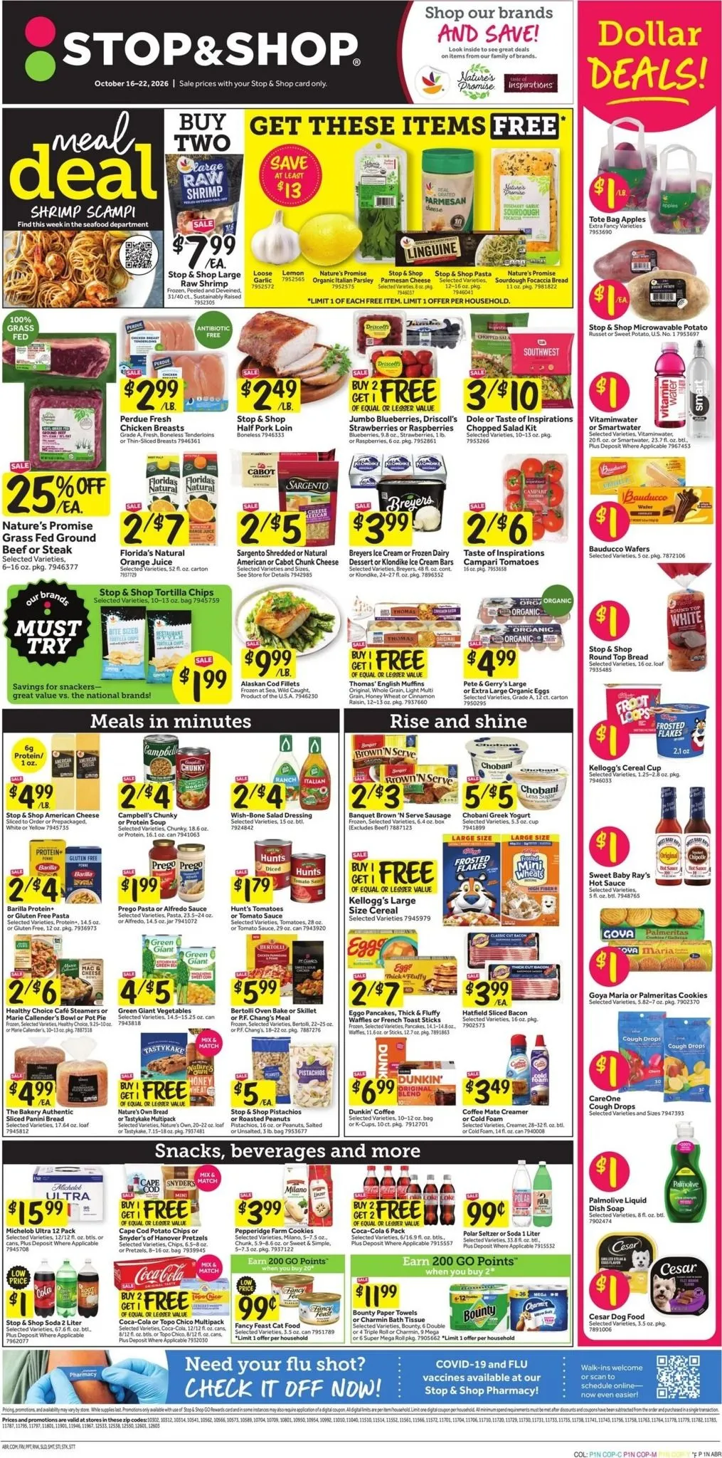 Current Stop and Shop leaflet valid from Friday 10/16/2026 to Thursday 10/22/2026