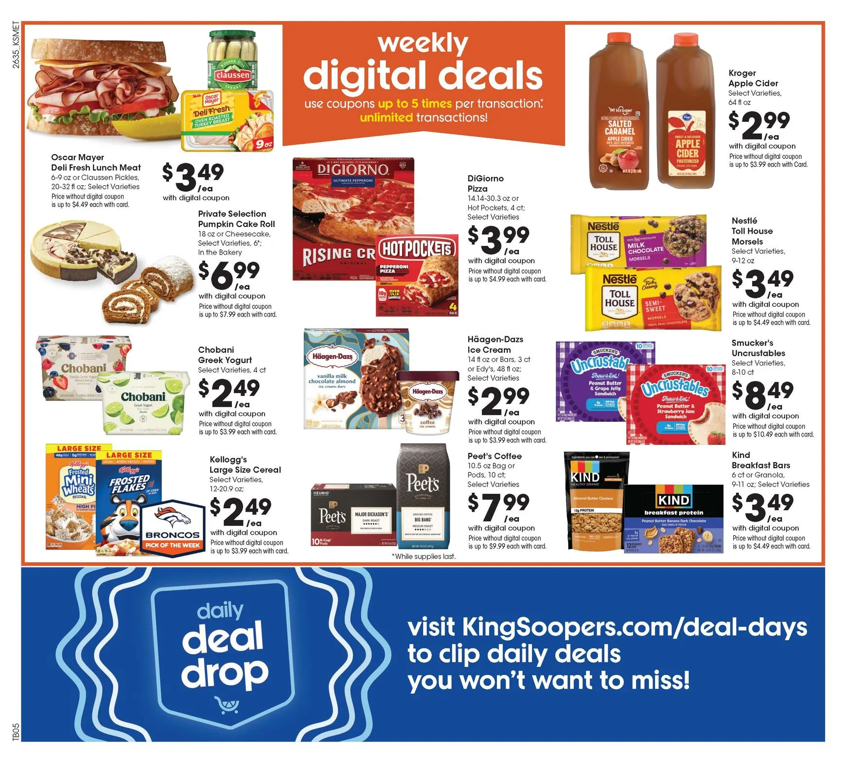 Weekly ad Current King Soopers leaflet valid from Wednesday 09/30/2026 to Tuesday 10/06/2026 from September 30 to October 6 2026 - Page 2