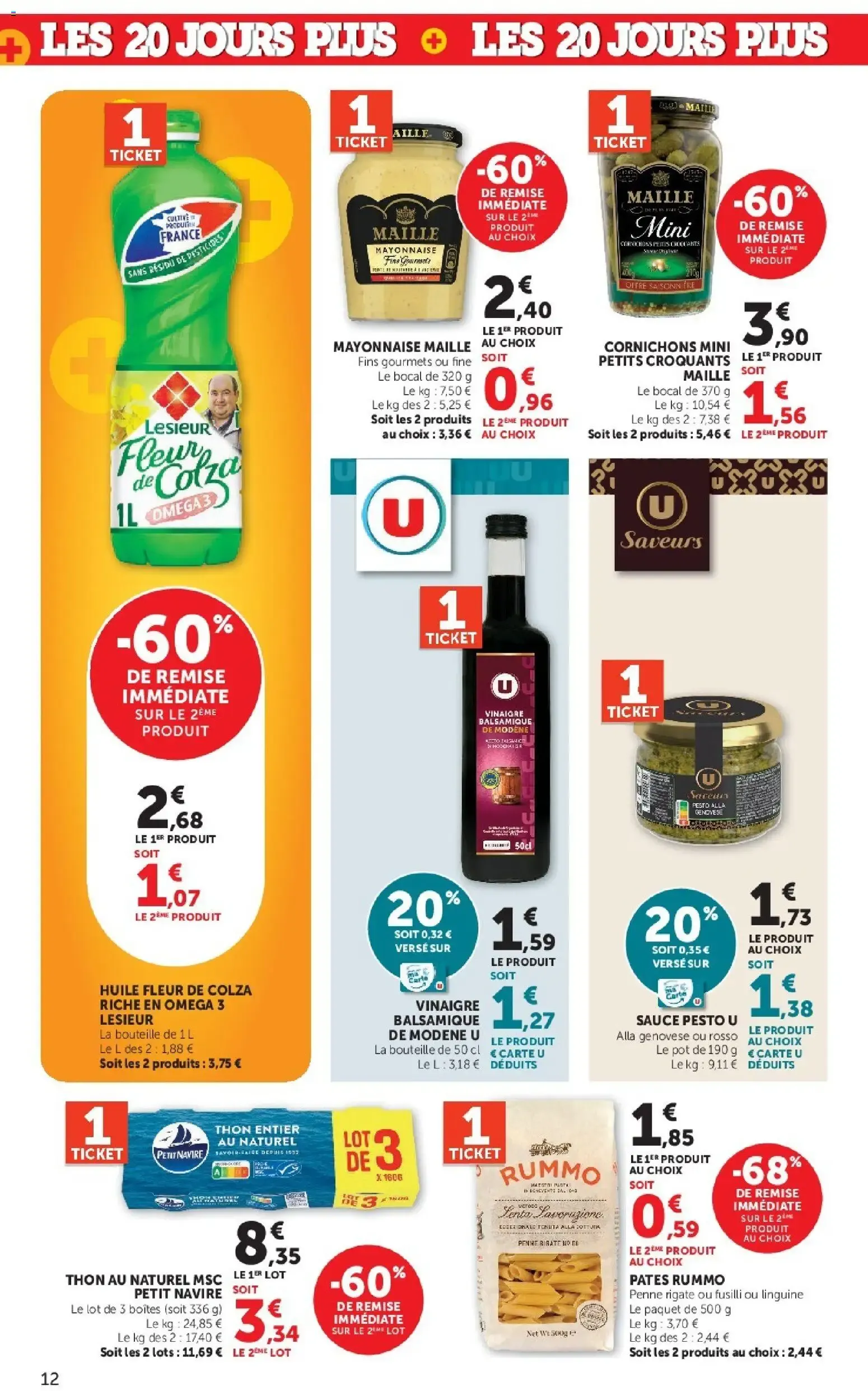 Hyper U Les 20 jours plus à partir du 29/09/2026 - promo en ligne du 29 septembre au 11 octobre 2026 - Catalogue page 12