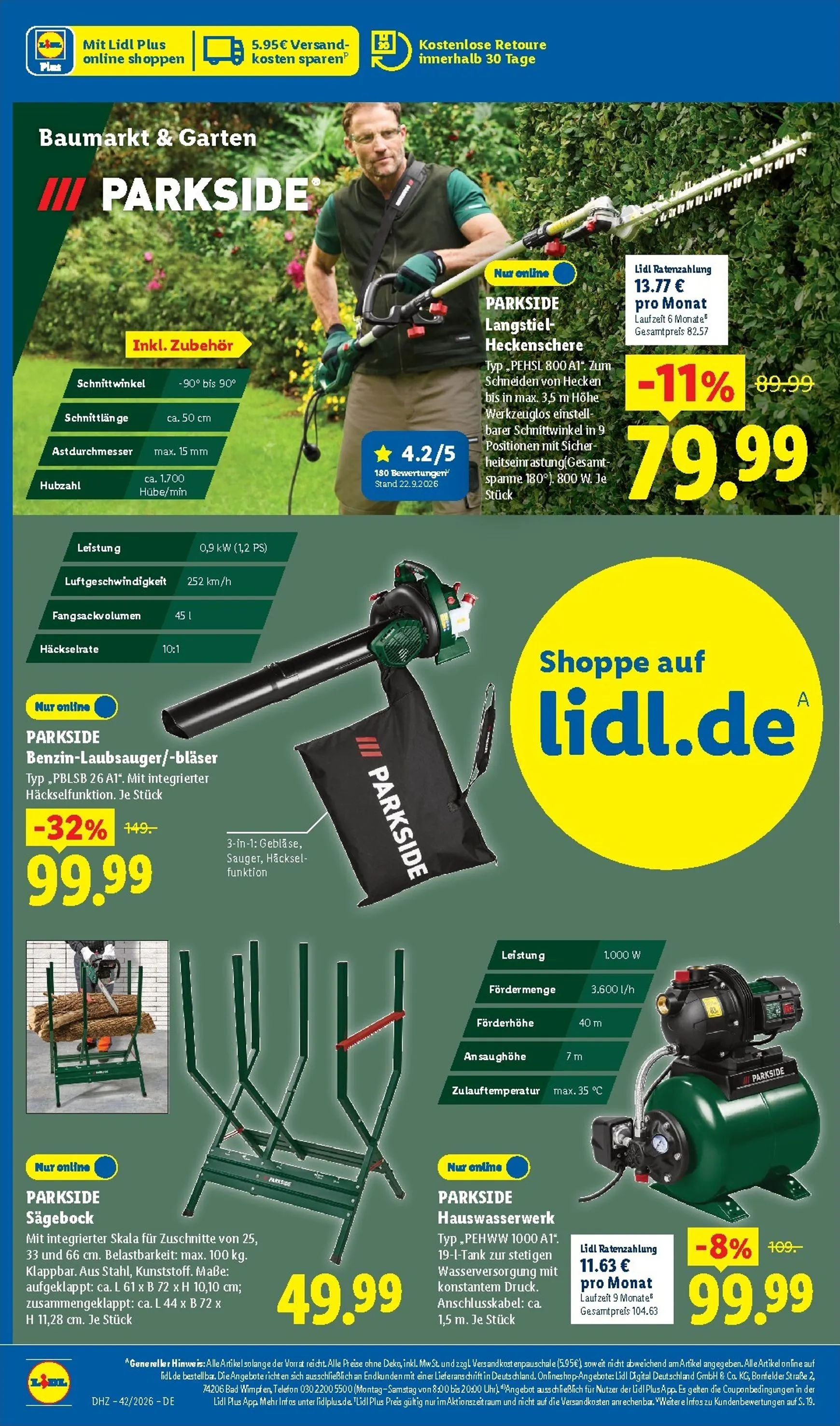 Lidl - Angebot der Woche Prospekt nächste Woche – von Montag 12.10.2026 bis Samstag 17.10.2026 von 12. Oktober bis 17. Oktober 2026 - Prospekt seite 6