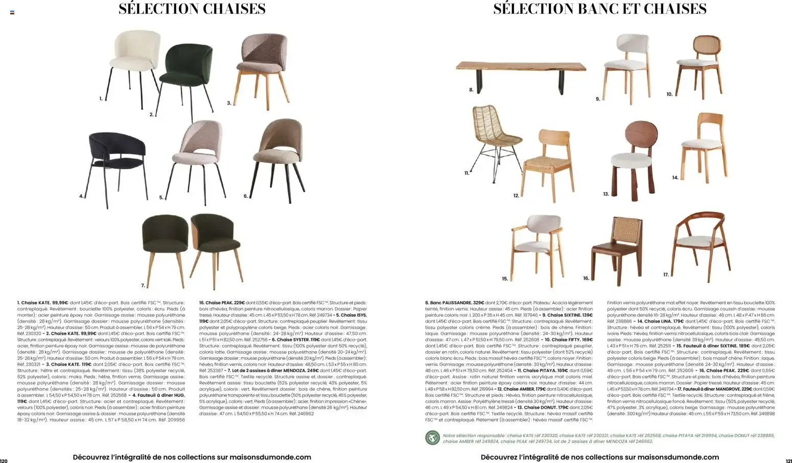 Maisons du Monde - Itinéraire Estival Collection Printemps - Été 2026 du 16 février au 1 septembre 2026 - Catalogue page 61