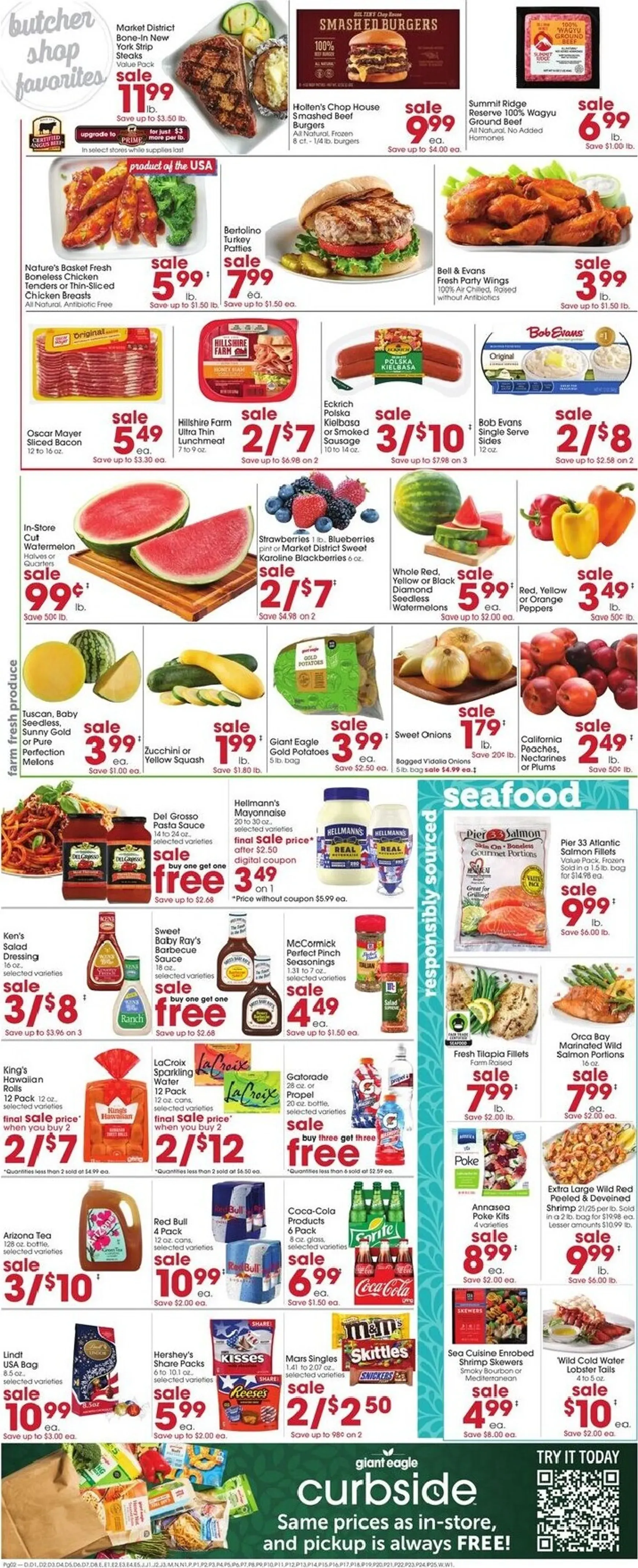 Weekly ad Current Giant Eagle leaflet valid from Thursday 06/25/2026 to Wednesday 07/01/2026 from June 25 to July 1 2026 - Page 2