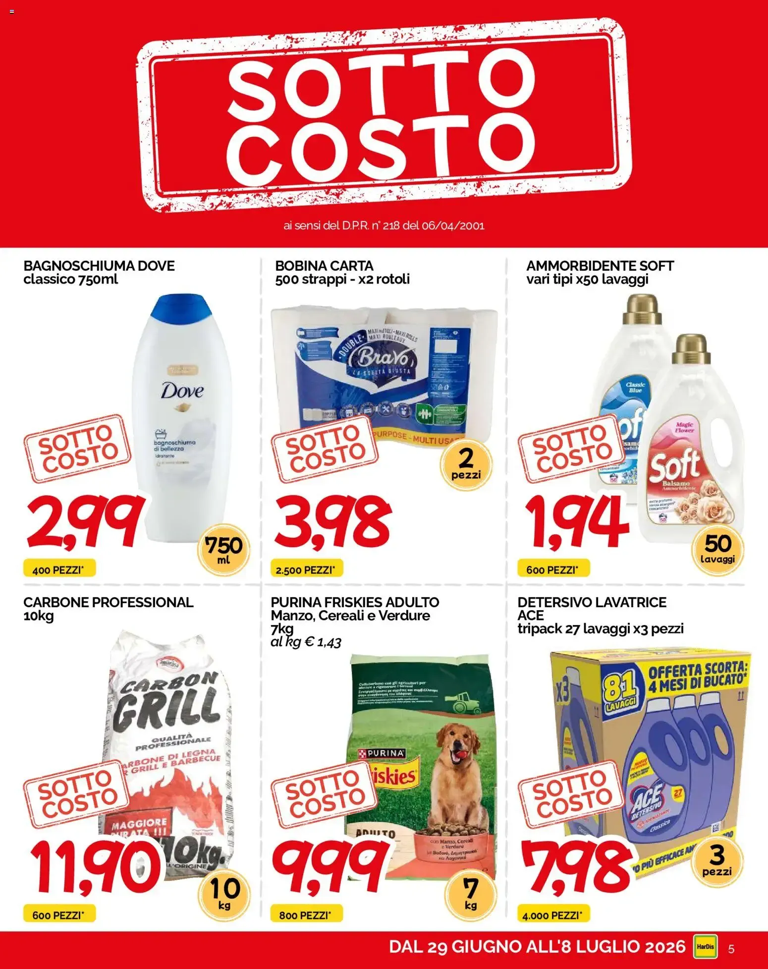 HarDis volantino dal 29/06/2026 - online Offerte da 29 giugno a 8 luglio di 2026 - Pagina del volantino 5