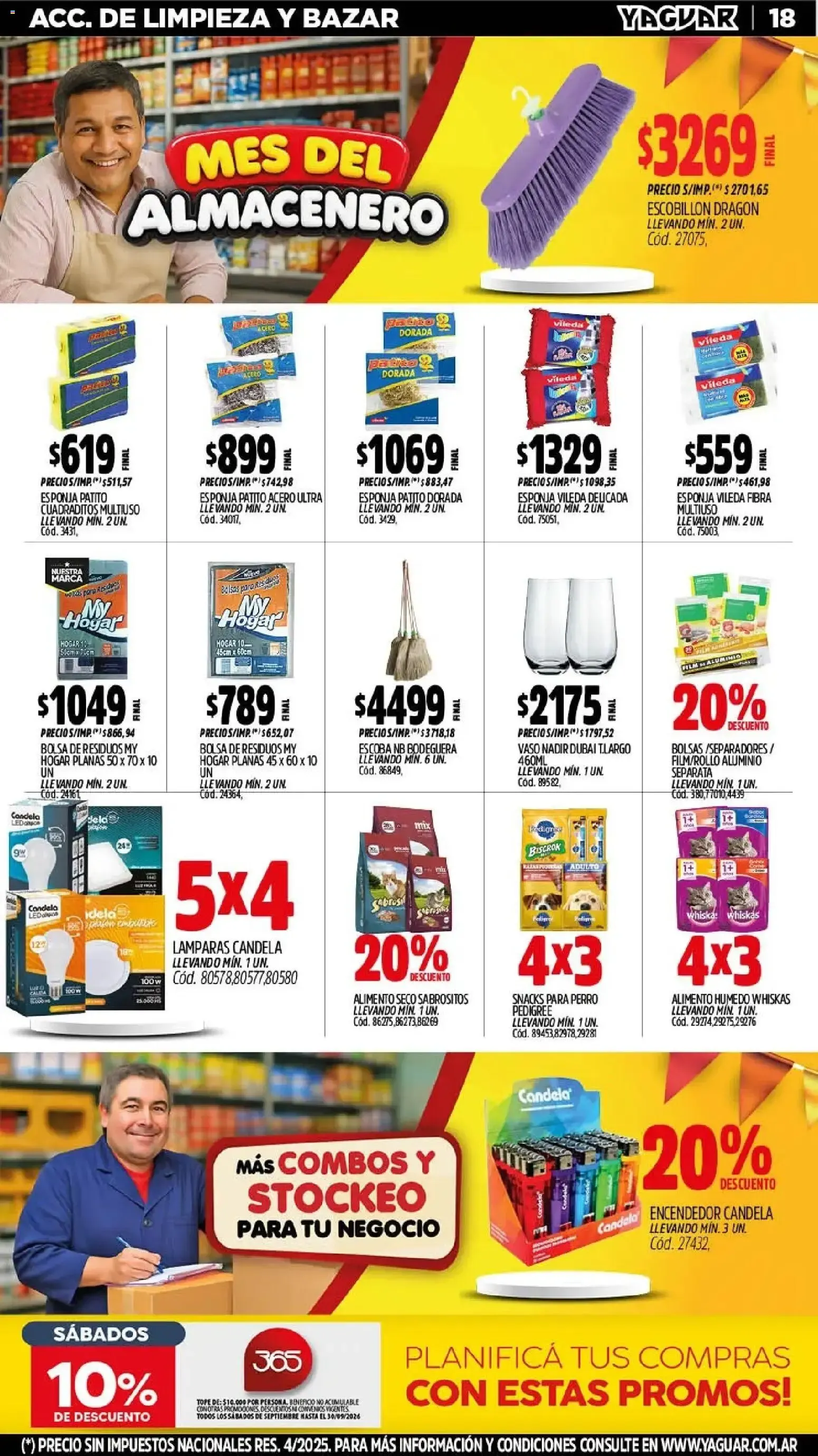 Ofertas de Mayorista Yaguar - Mes del Almacenero 21 de septiembre al 26 de septiembre 2026 - Página 18 del catálogo