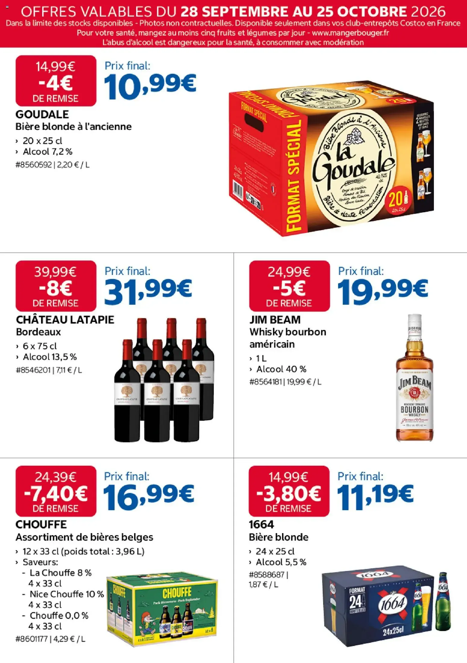 Réservé aux Membres : Plus de 1000€ de Remises Cumulées du 28 septembre au 25 octobre 2026 - Catalogue page 15