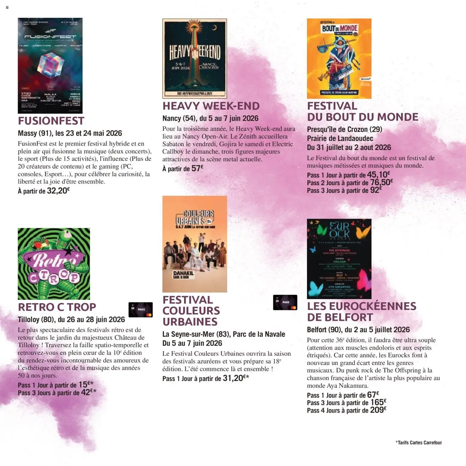 Carrefour spectacles LE BOOK DE VOS SORTIES du 1 avril au 30 septembre 2026 - Catalogue page 15