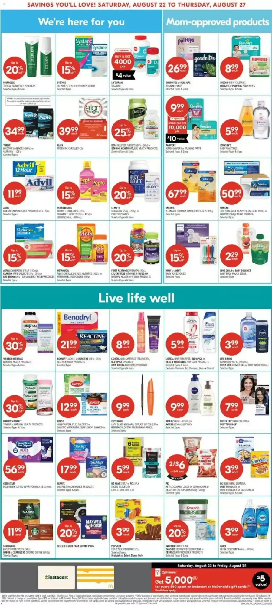 Shoppers Drug Mart flyer week 34 from August 21 to August 27 2026 - flyer page 8
