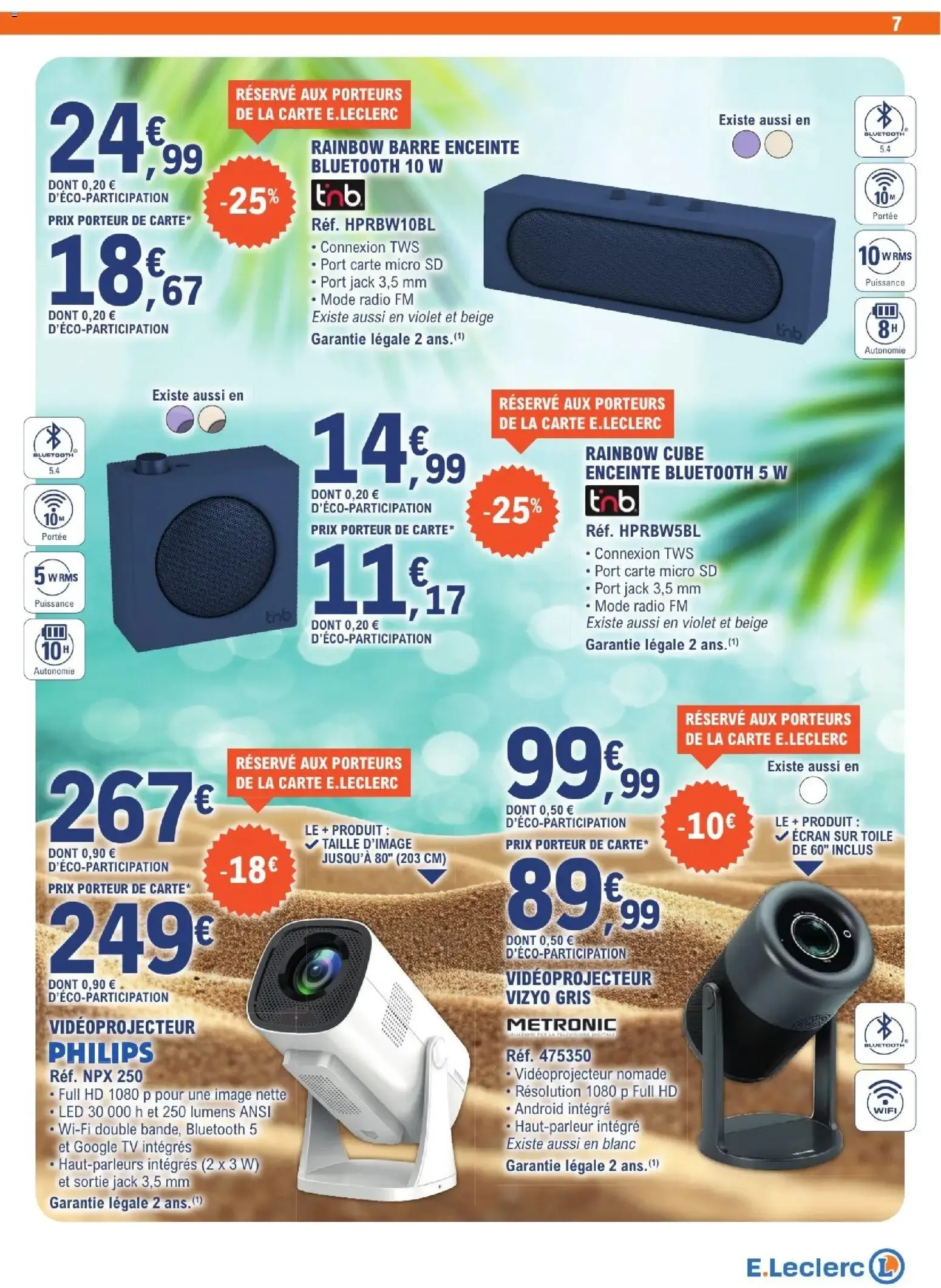 POUR DES VACANCES 100% ÉQUIPÉES du 16 juin au 27 juin 2026 - Catalogue page 7
