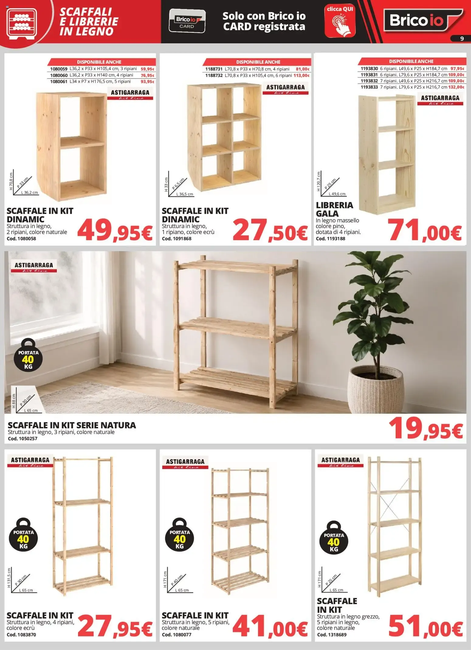 Nuovo Brico io volantino Sistemazione dal 28/09/2026 > offerte anteprima 🛍️ da 28 settembre a 2 novembre di 2026 - Pagina del volantino 9