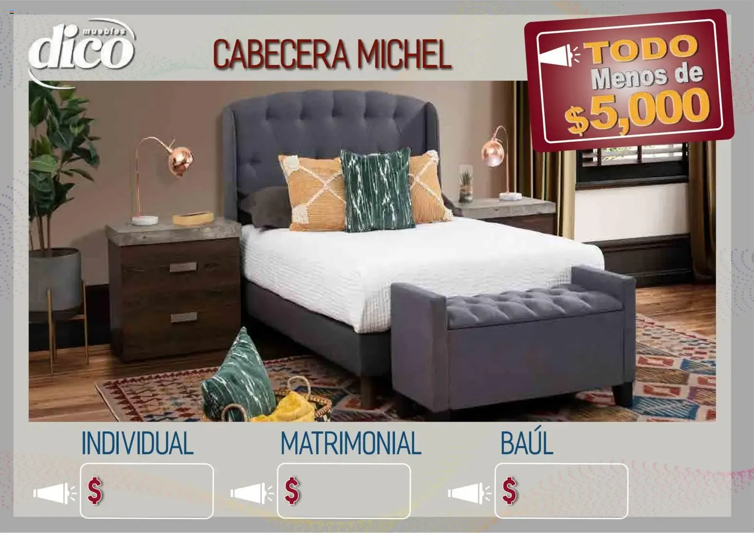 Catálogo de Muebles Dico - Todo Menos de $5,000 9 de abril al 31 de diciembre 2026 - Pagina 13