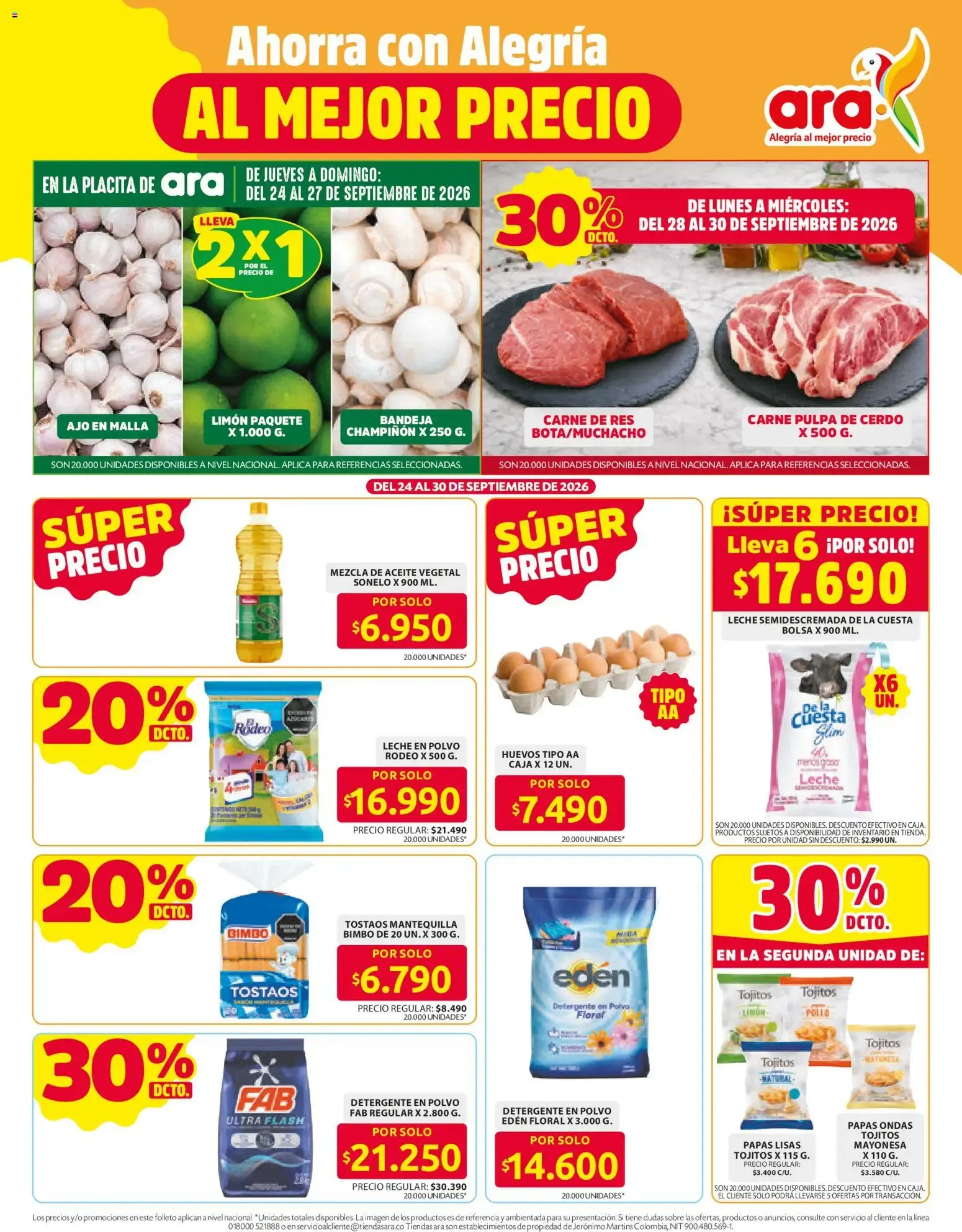 Catalogo de Tiendas ARA - Los Precios Más Bajos 24 de septiembre al 30 de septiembre 2026 - Pag 3
