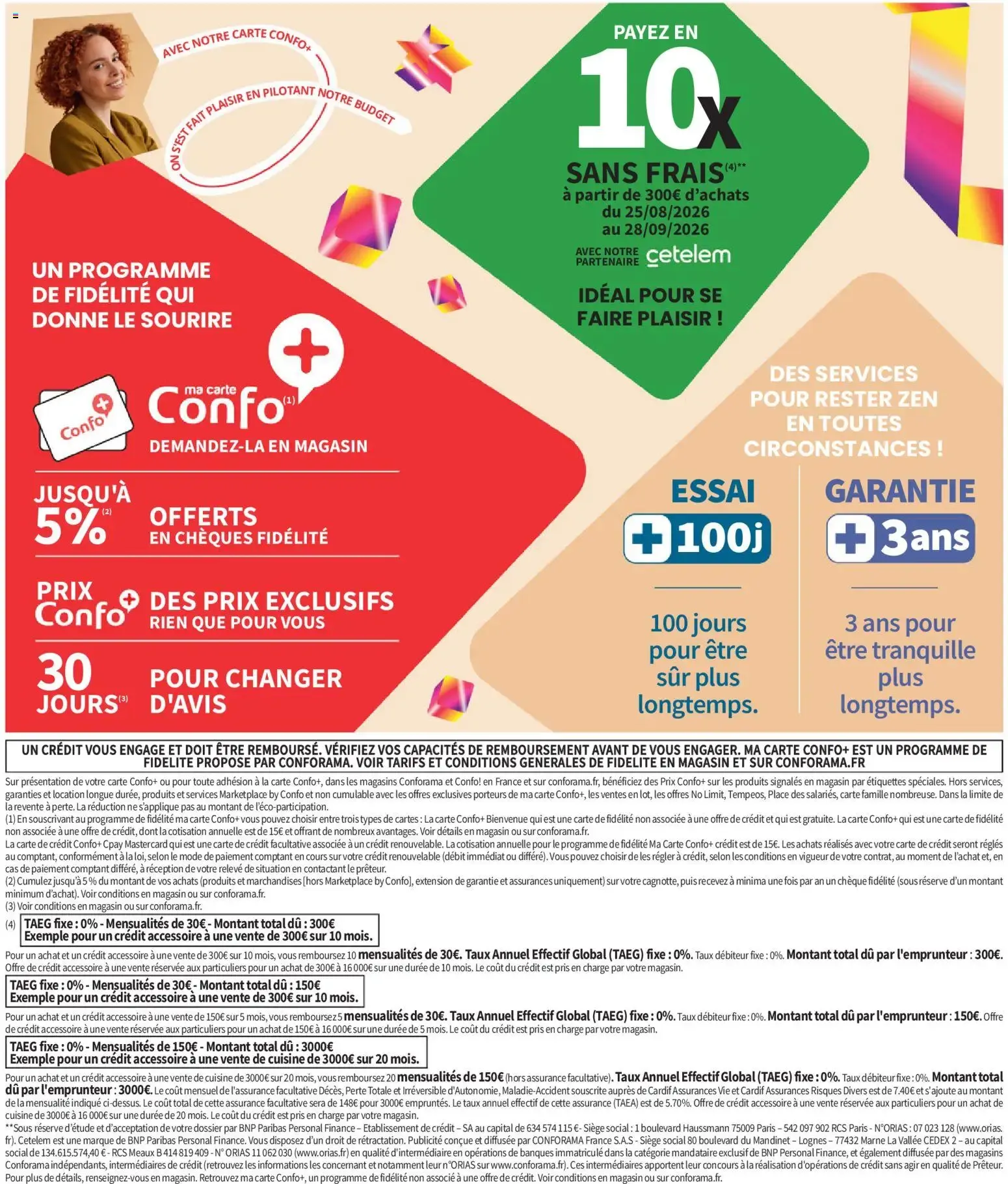 Conforama catalogue à partir du 25/08/2026 - promo en ligne du 25 août au 28 septembre 2026 - Catalogue page 2
