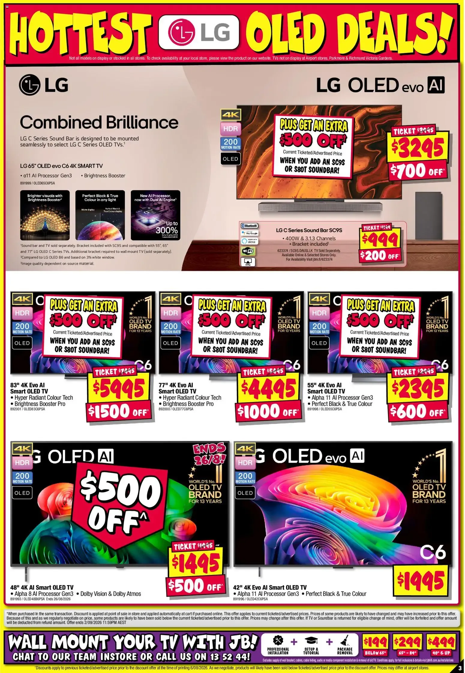 JB Hi-Fi LG Bonanza! - Catalogue valid from 20 August to 2 September 2026 - page 3