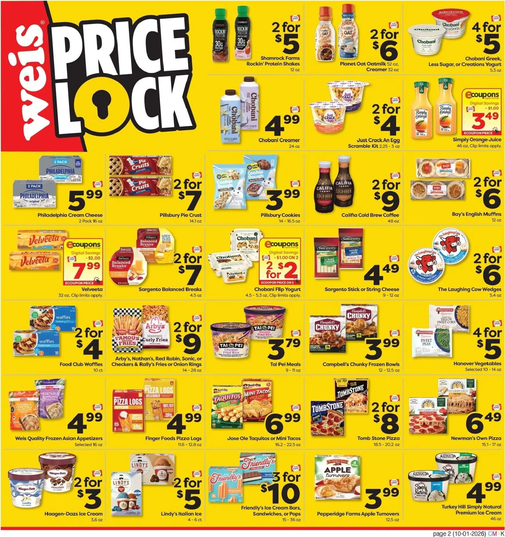Weekly ad Current Weis Markets - Extended Savings leaflet valid from Thursday 10/01/2026 to Wednesday 10/28/2026 from October 1 to October 28 2026 - Page 2