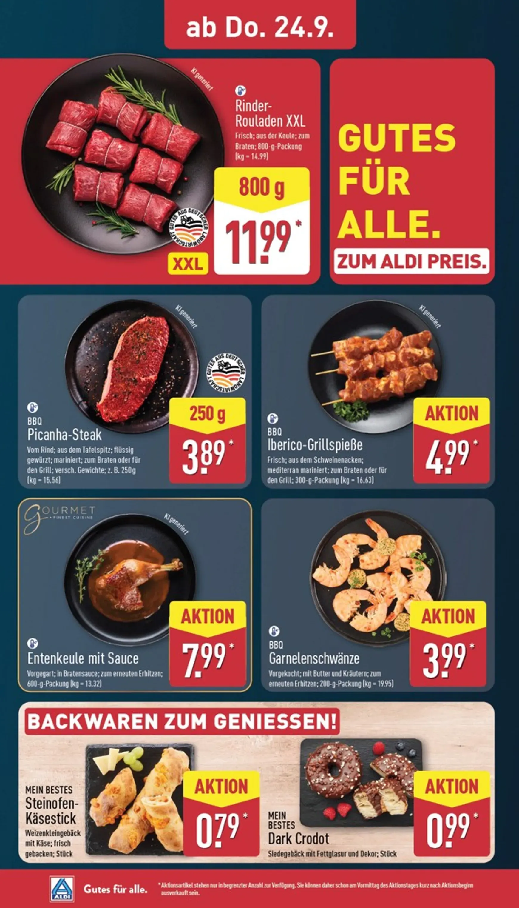 Gutes für alle. Zum ALDI Preis. von 21. September bis 26. September 2026 - Prospekt seite 28
