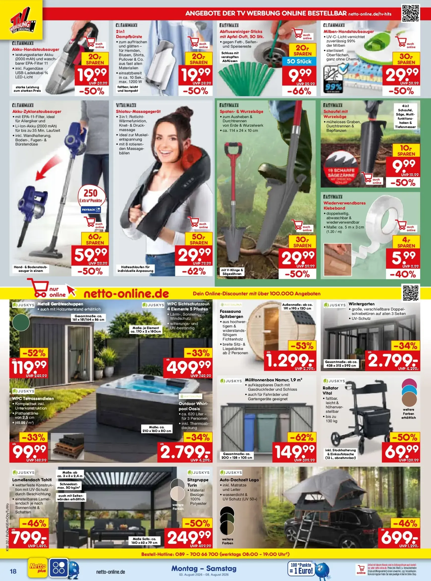 Netto Marken Discount - Super Wochenende Prospekt – von Donnerstag 06.08.2026 bis Samstag 08.08.2026 von 6. August bis 8. August 2026 - Prospekt seite 40