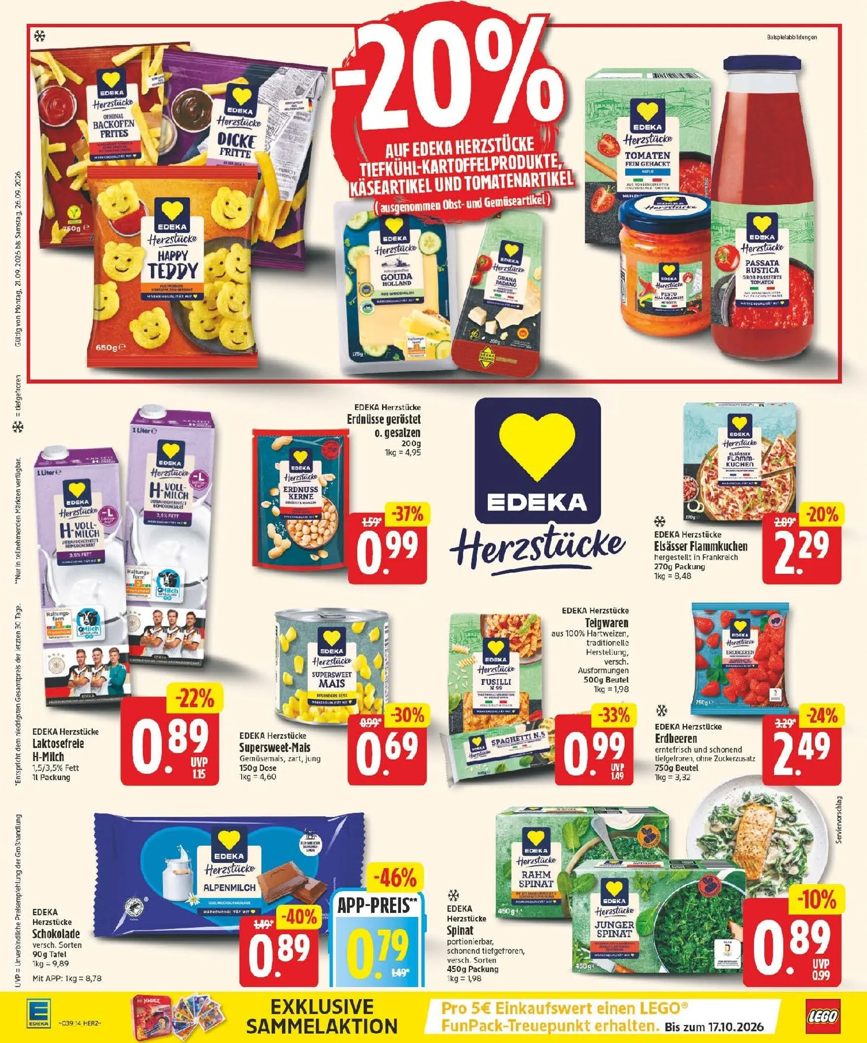 MIT DER EDEKA APP SPARST DU NOCH MEHR! von 21. September bis 26. September 2026 - Prospekt seite 14