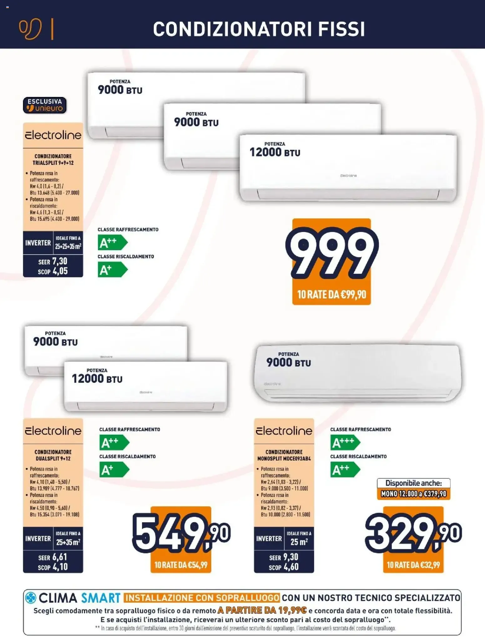Nuovo Unieuro volantino Clima dal 11/06/2026 > offerte anteprima 🛍️ da 11 giugno a 28 giugno di 2026 - Pagina del volantino 8