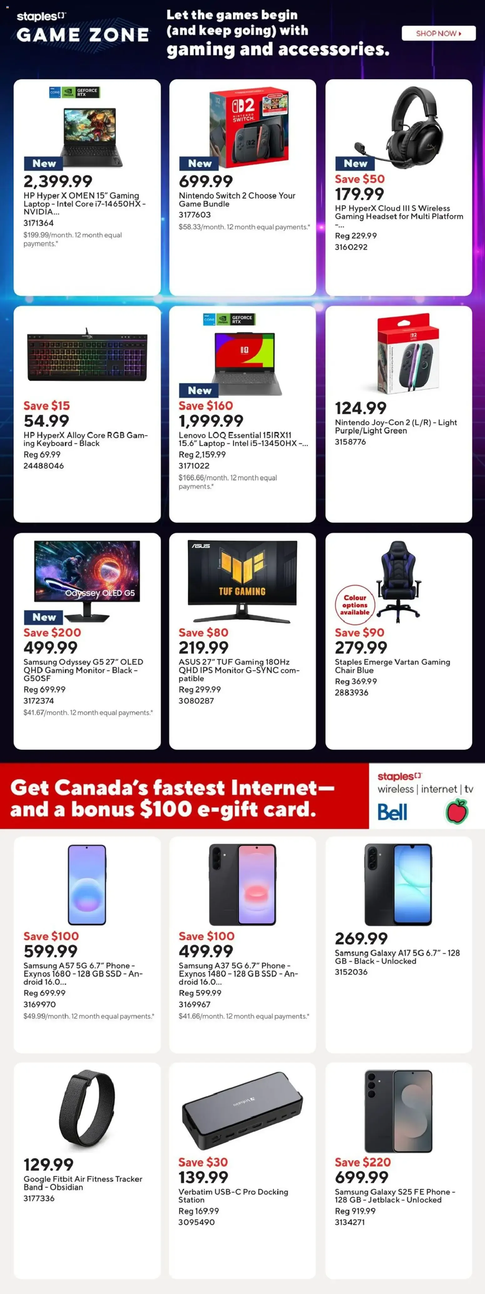 Staples Back to School Flyer from July 27 to July 30 2026 - flyer page 13