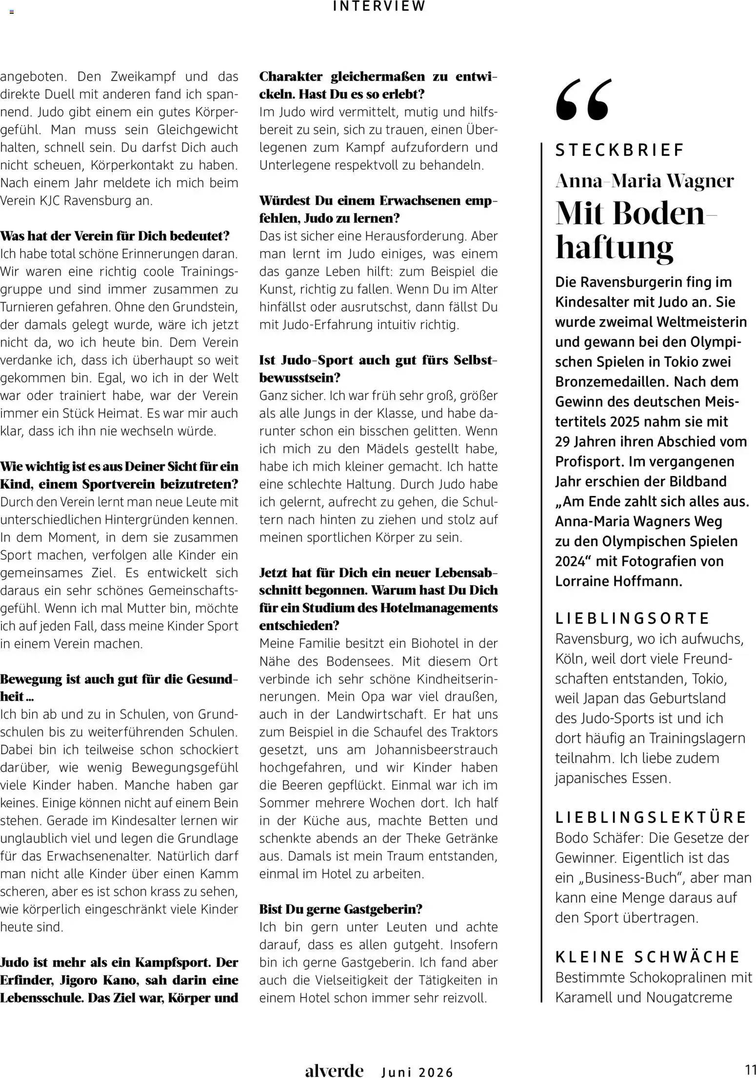 dm Magazin alverde von 1. Juni bis 30. Juni 2026 - Prospekt seite 11