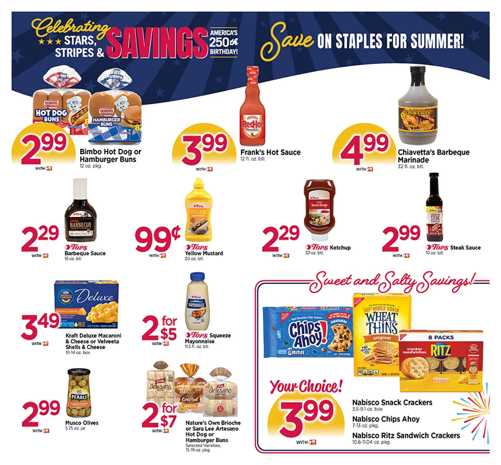 Weekly ad Current Tops Markets - Stars Stripes & Savings leaflet valid from Sunday 05/17/2026 to Saturday 07/11/2026 from May 17 to July 11 2026 - Page 2