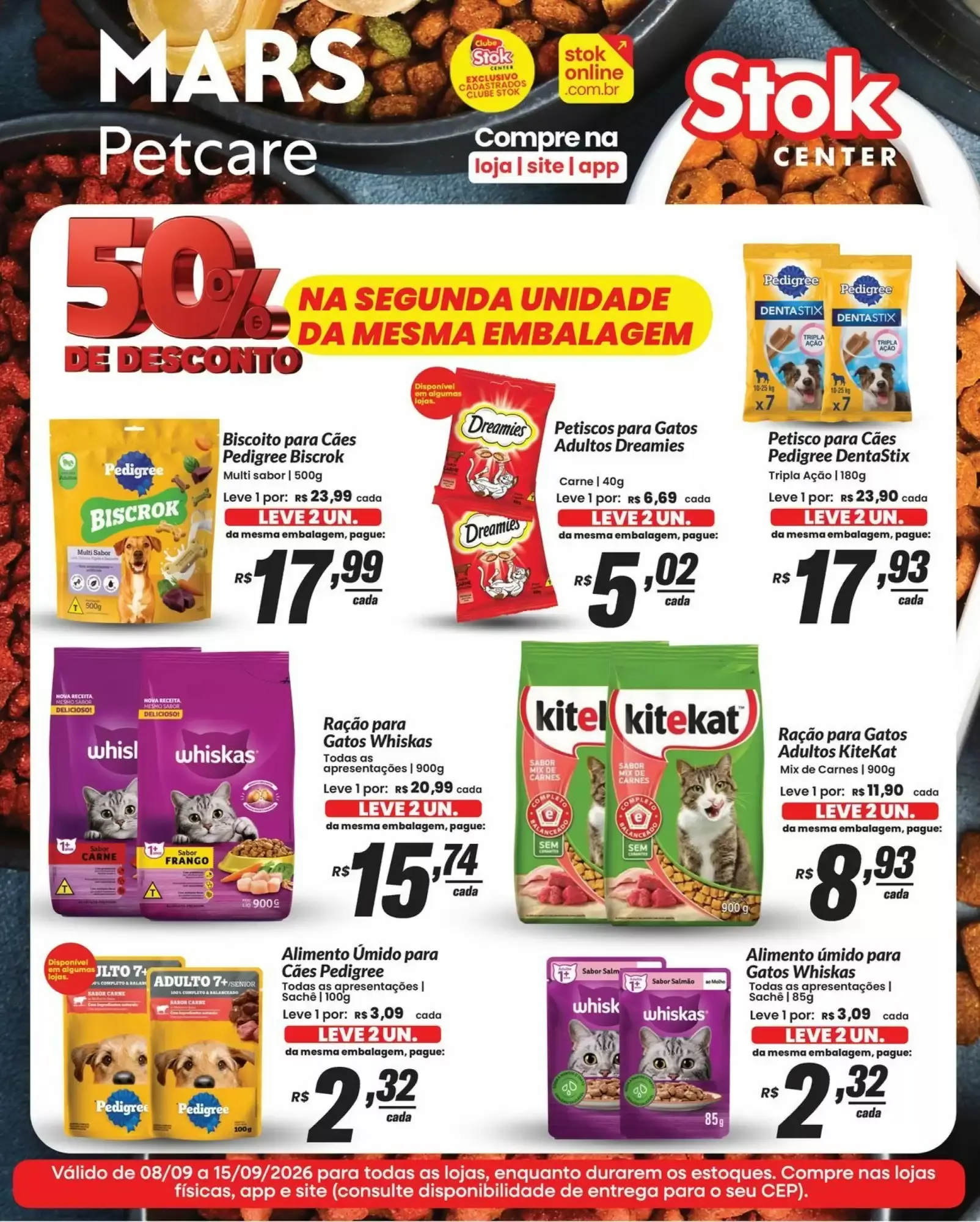 Encarte de Brochure Stok Center Mars Petcare - Especial Mascotas 8 de setembro até 15 de setembro 2026 - Pagina 1