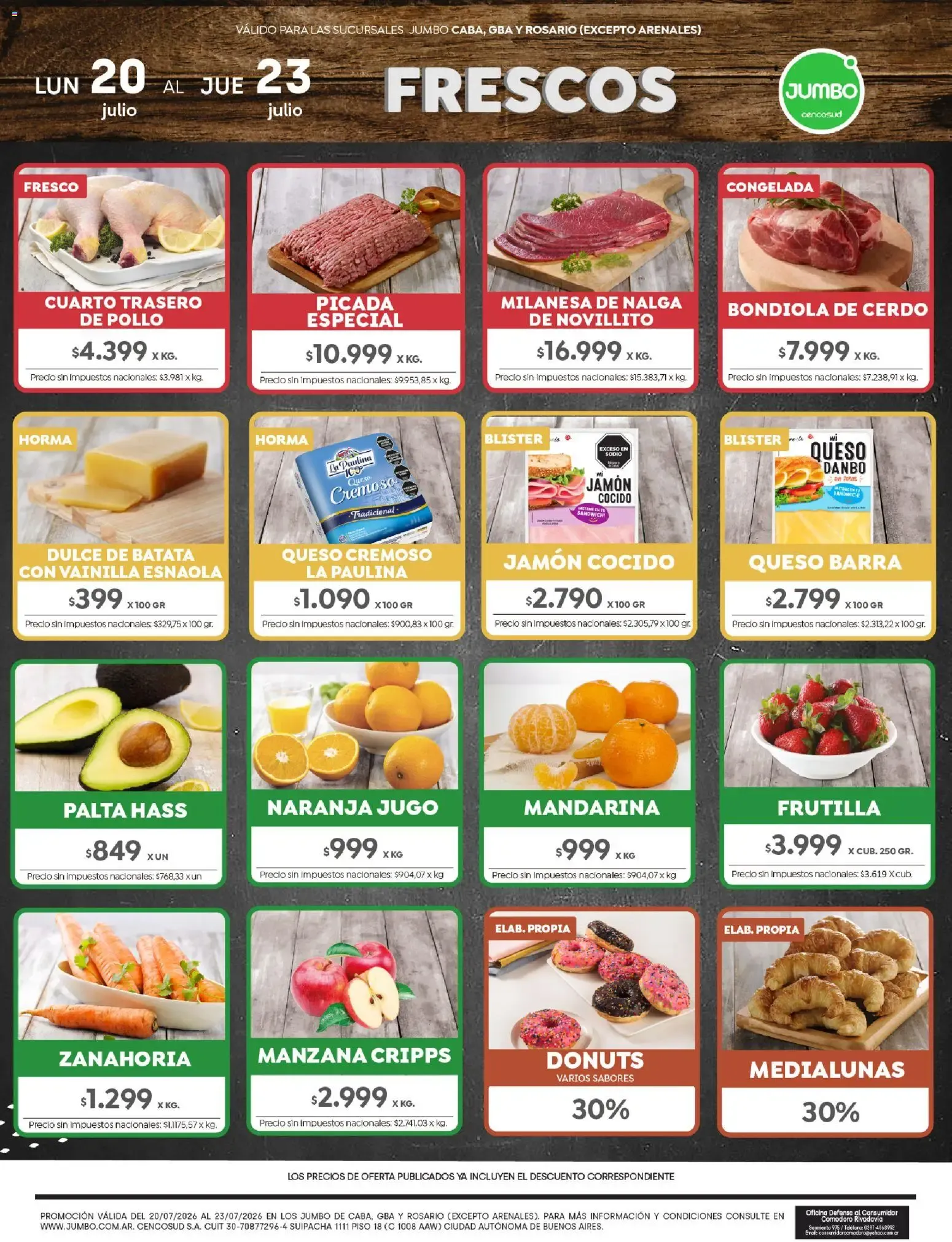 Ofertas de Jumbo ofertas del 20/07/2026 - 23/07/2026 20 de julio al 23 de julio 2026 - Página 1 del catálogo