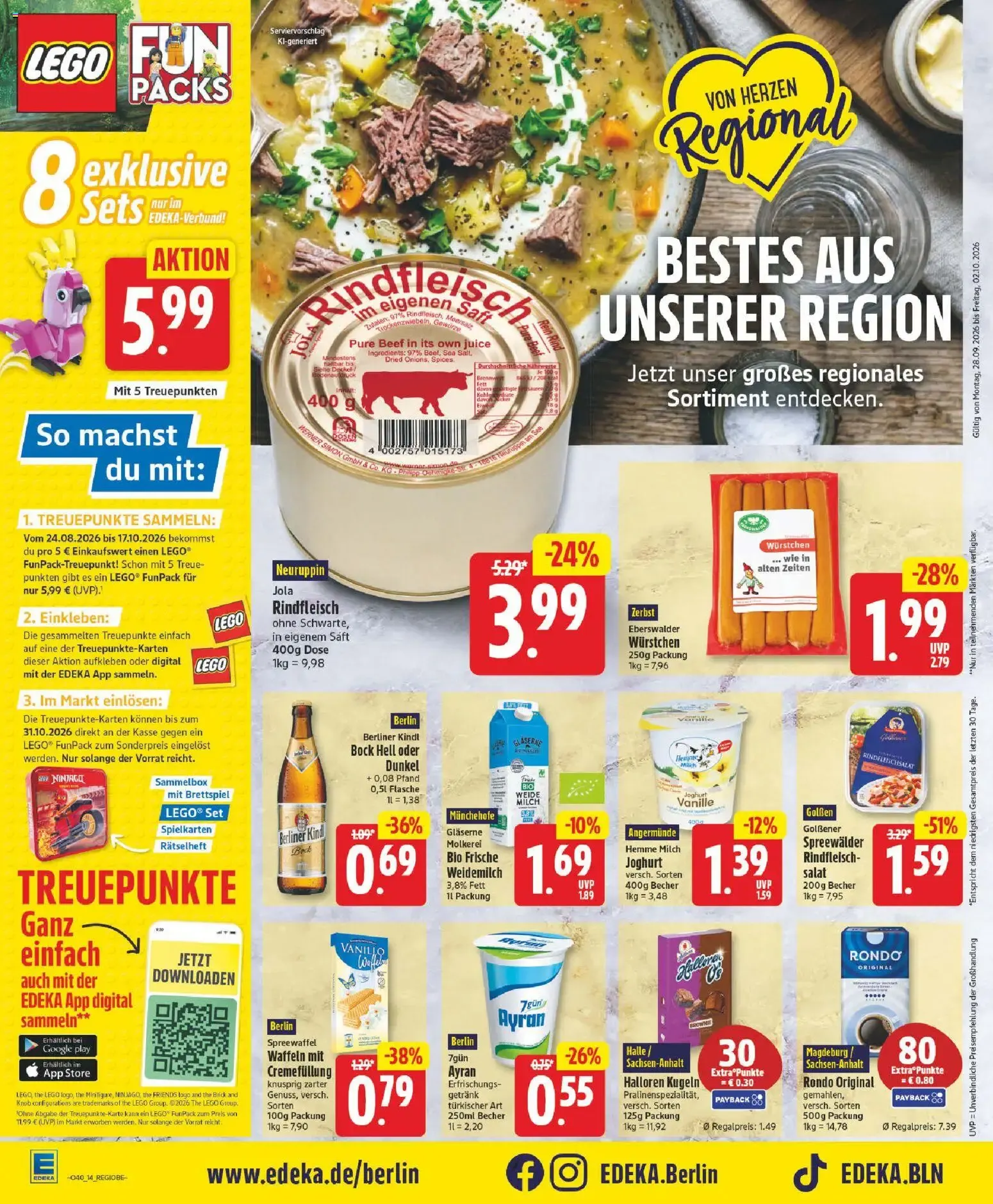 Edeka Prospekt (ab 28.09.2026) » Angebote Online von 28. September bis 2. Oktober 2026 - Prospekt seite 14