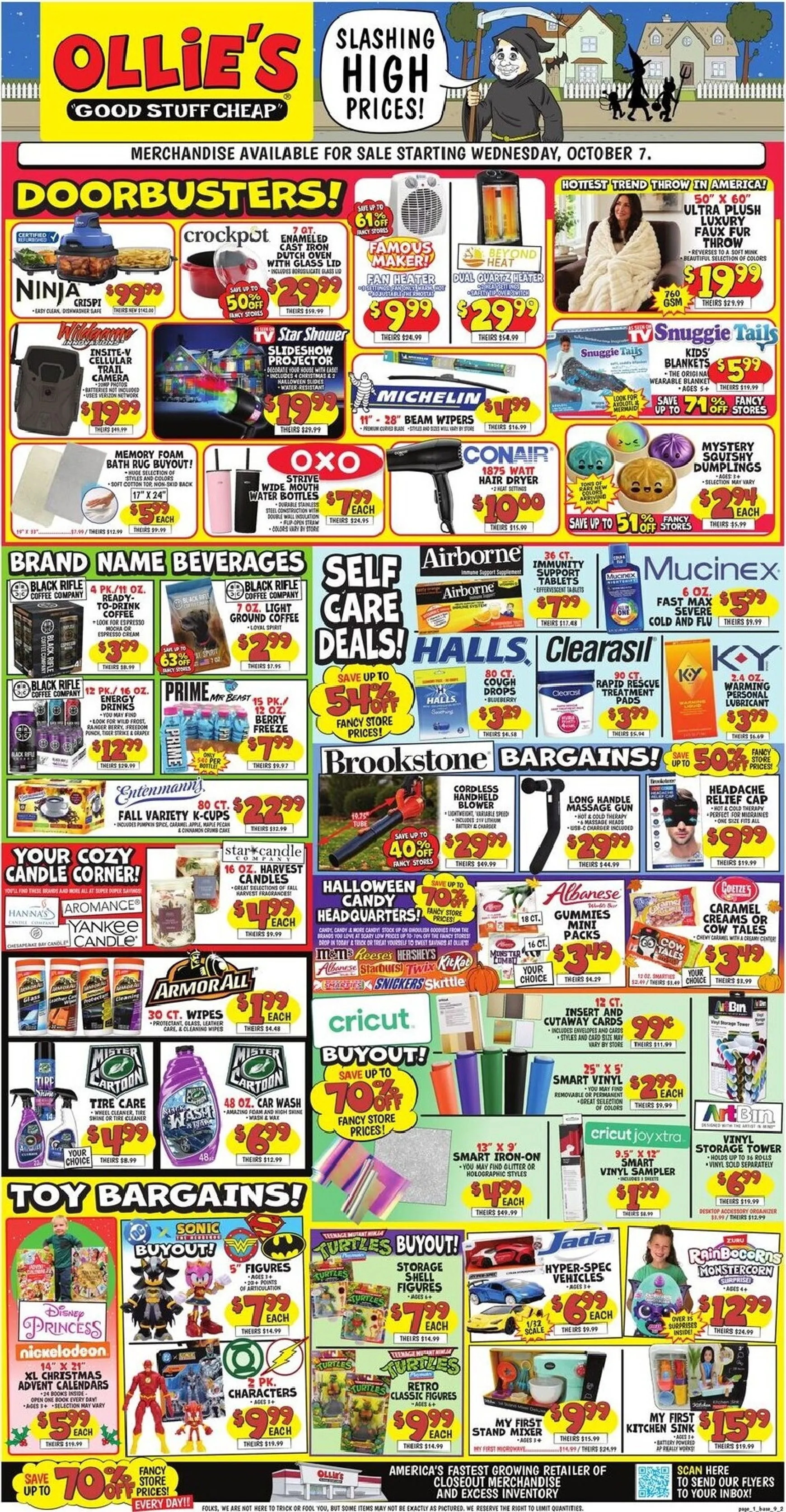 Weekly ad Current Ollie's leaflet valid from Wednesday 10/07/2026 to Wednesday 10/14/2026 from October 7 to October 14 2026 - Page 1