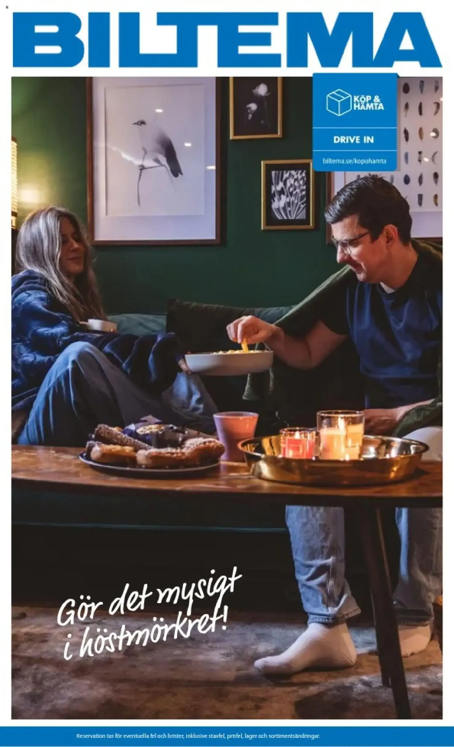 Gör det mysigt i höstmörkret! från 1 september till 30 september 2026 - Reklamblad sidor 1