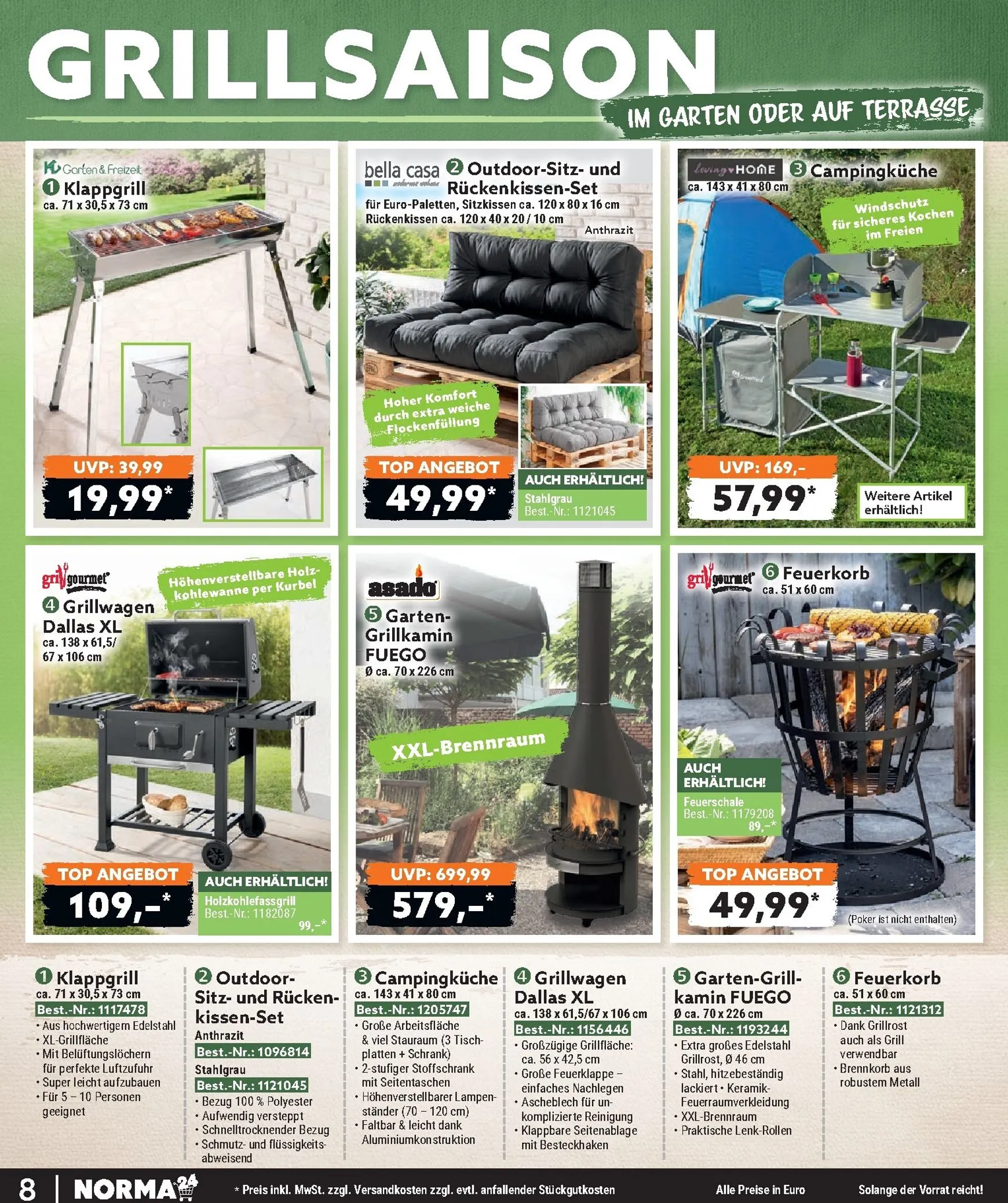 Norma - Bestellmagazin Prospekt – von Montag 01.06.2026 bis Dienstag 30.06.2026 von 1. Juni bis 30. Juni 2026 - Prospekt seite 8