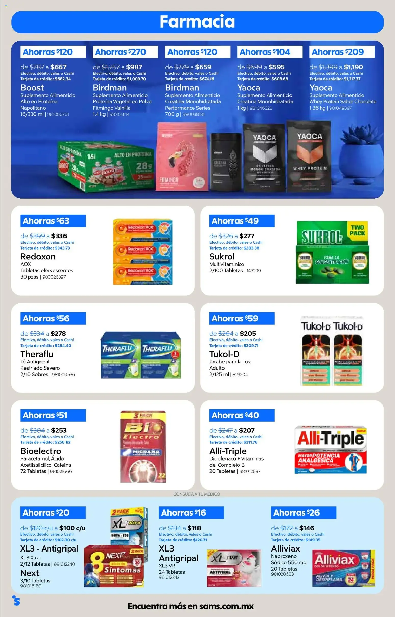 Catálogo de CUPONERA SAMS | Folleto de 01/10, Ofertas Octubre 2026 1 de octubre al 2 de noviembre 2026 - Pagina 30