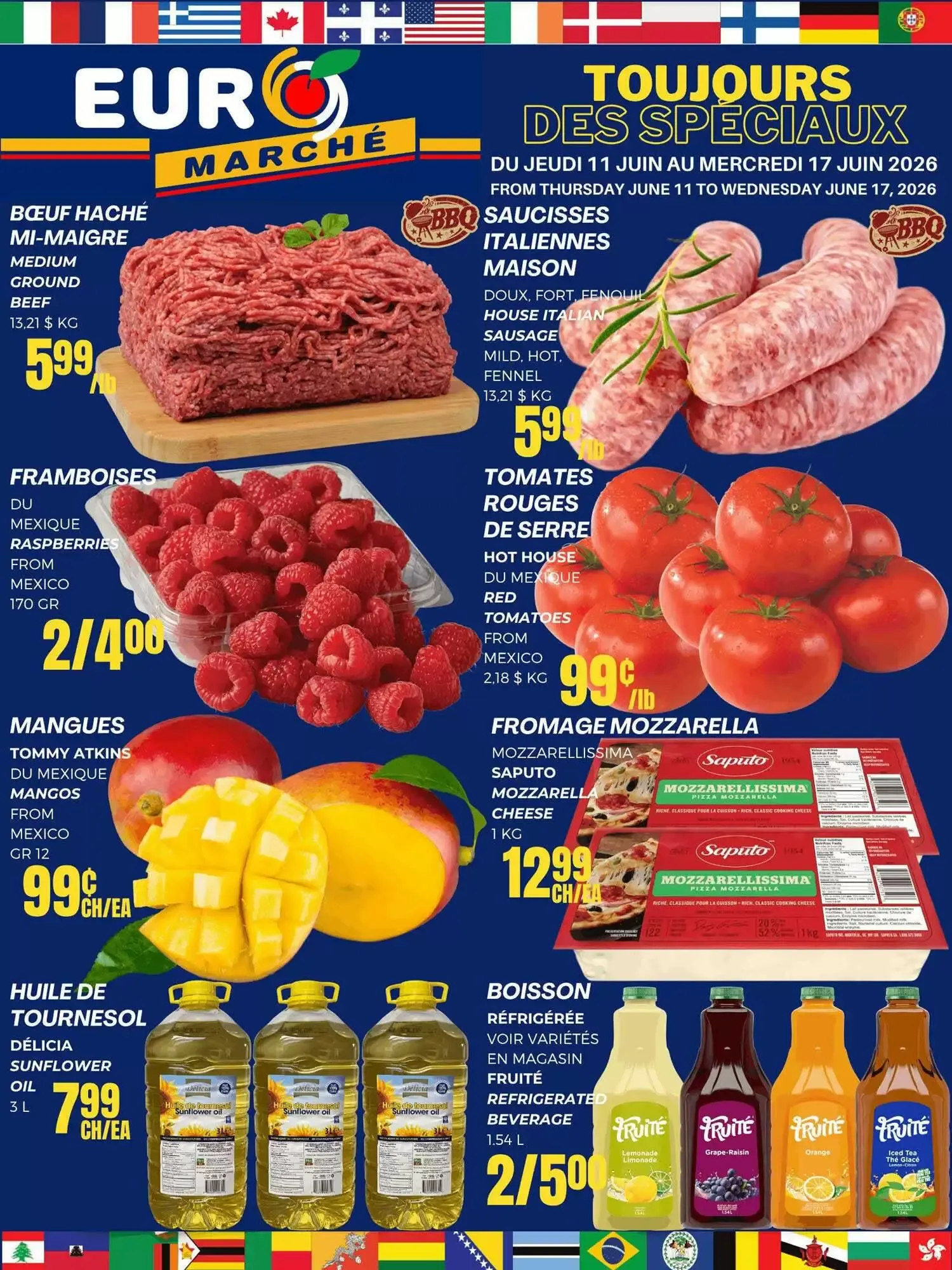 Euromarché flyer week 24 from June 11 to June 17 2026 - flyer page 1