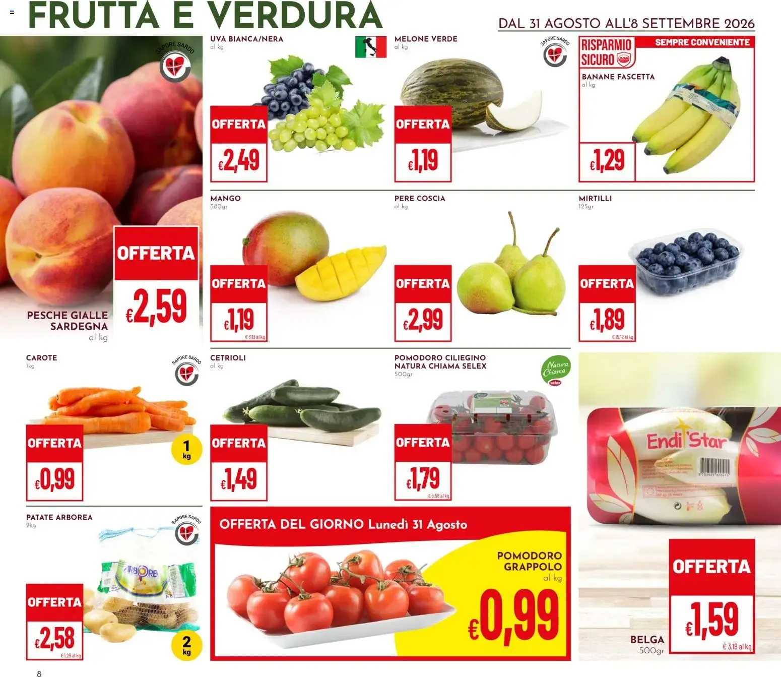 Iper Pan & Superpan: Offerte al Costo da 31 agosto a 8 settembre di 2026 - Pagina del volantino 8