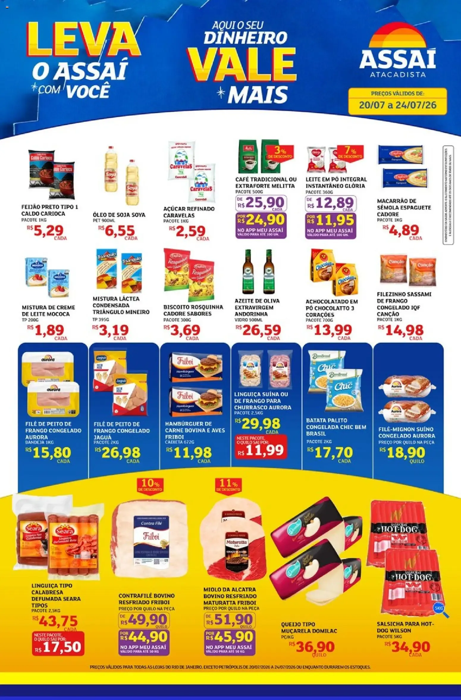 Encarte de Assaí Atacadista - Ofertas 20 de julho até 24 de julho 2026 - Pagina 1