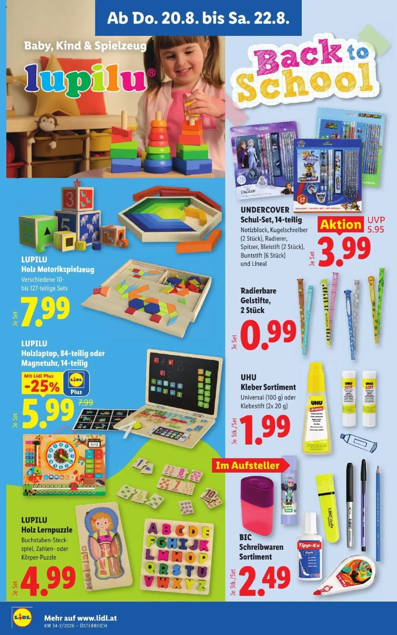 Mit Lidl Plus Österreichs günstigste Preise von 20. August bis 22. August 2026 - Flugblätt seite 26