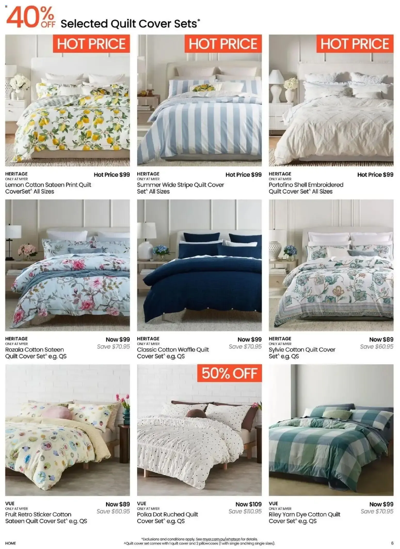 Myer Celebration Ready: Bed, Bath & Living Home Essentials - Catalogue valid from 13 October to 1 November 2026 - page 8