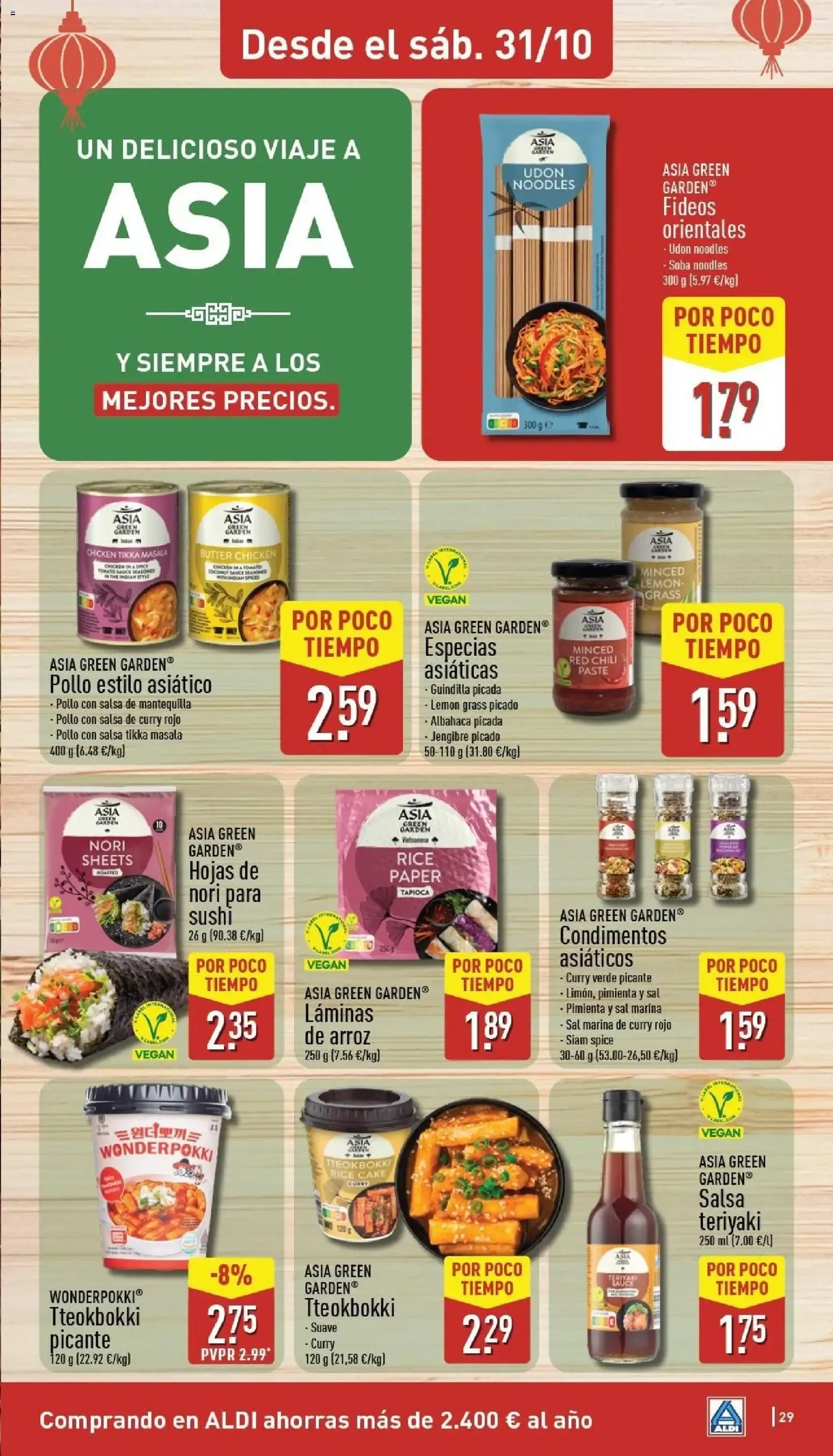 Catálogo de Aldi folleto Península del 26/10/2026 | Catálogo 26 de octubre al 1 de noviembre 2026 - Página 29
