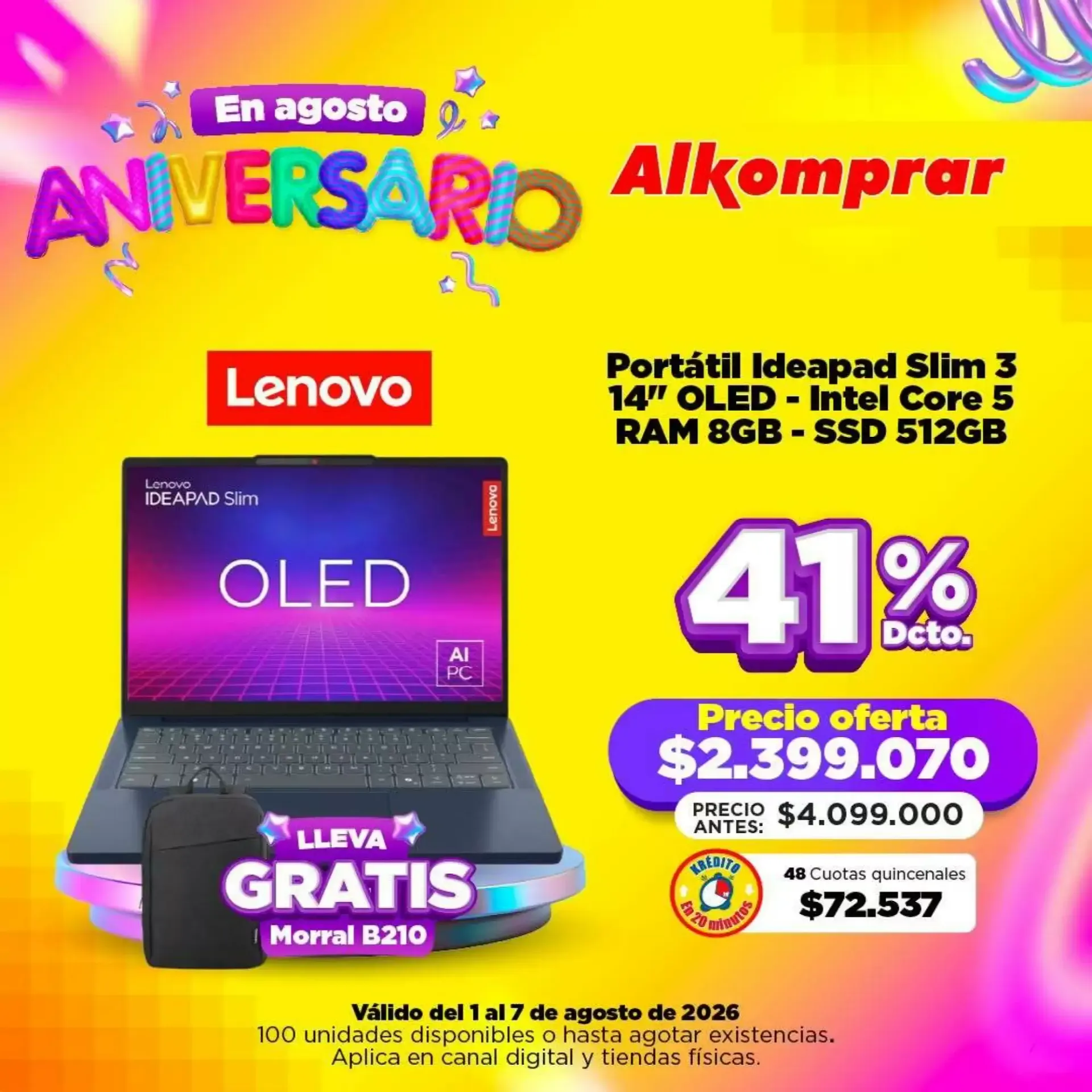 Catalogo de Alkomprar Aniversario - Portátil Omnibook 1 de agosto al 7 de agosto 2026 - Pag 3