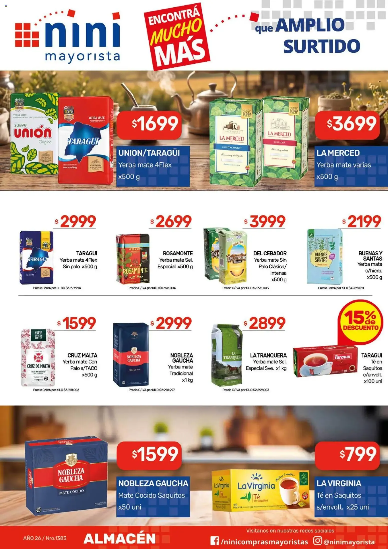Ofertas de NINI Mayorista catálogo del 26/10/2026 - 01/11/2026 26 de octubre al 1 de noviembre 2026 - Página 28 del catálogo