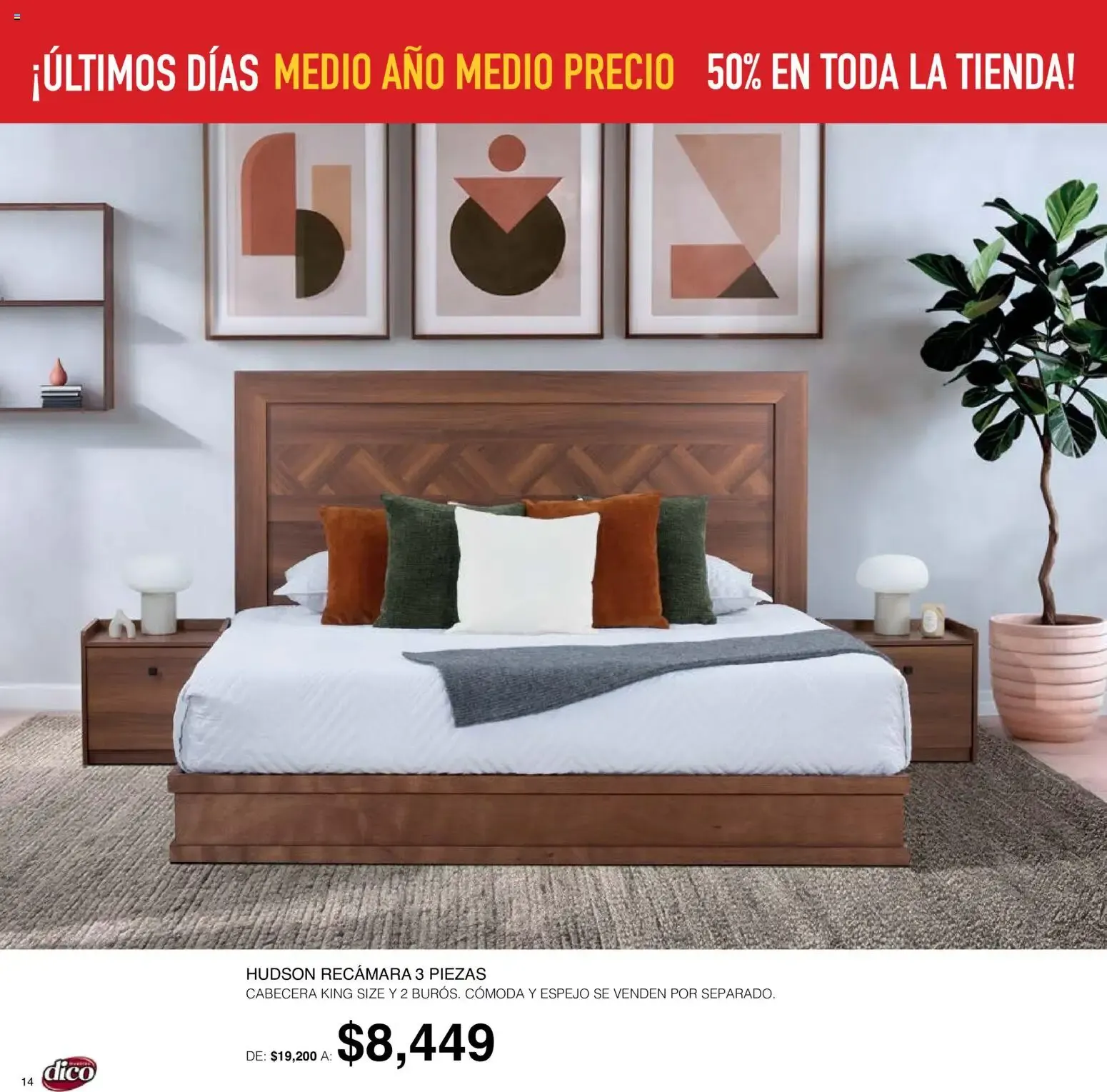Catálogo de Muebles Dico: ¡Últimos Días! Medio Año Medio Precio, 50% en toda la tienda 1 de octubre al 6 de octubre 2026 - Pagina 14