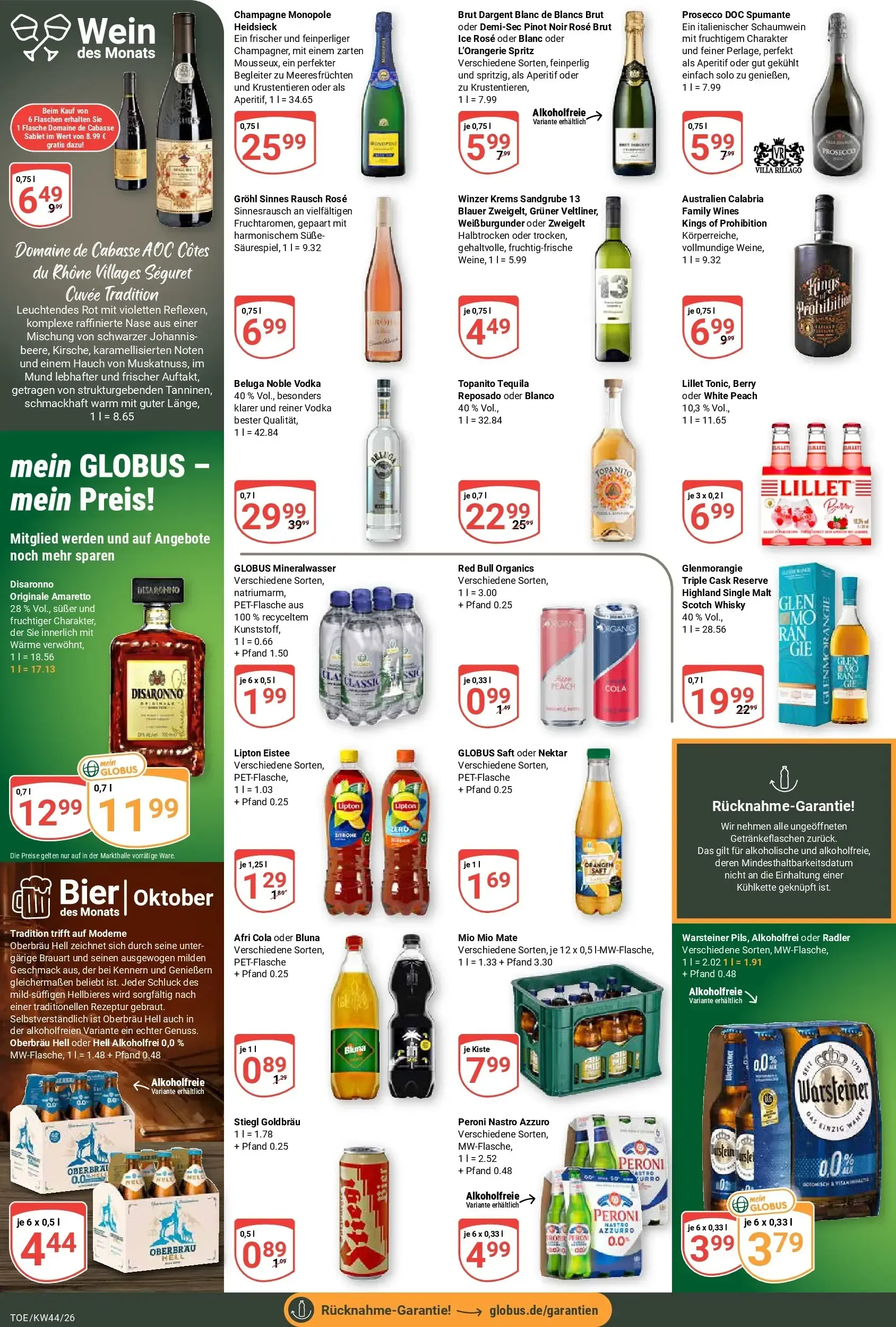 Globus - Tönisvorst Prospekt – von Montag 26.10.2026 bis Samstag 31.10.2026 von 26. Oktober bis 31. Oktober 2026 - Prospekt seite 19