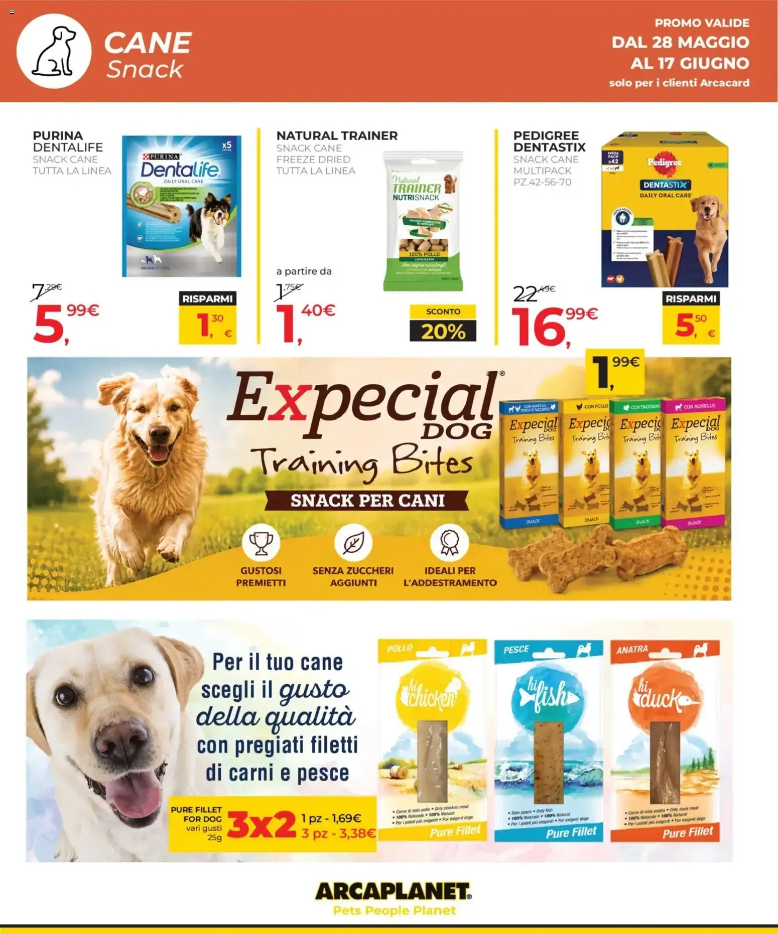 Arcaplanet volantino dal 28/05/2026 - online Offerte da 28 maggio a 17 giugno di 2026 - Pagina del volantino 20