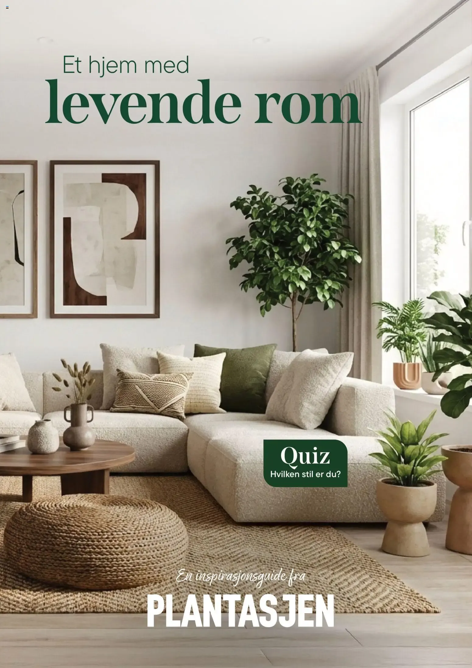 Et hjem med levende rom - En inspirasjonsguide fra Plantasjen fra 8. januar til 17. juni 2026 - kundeavisside 1