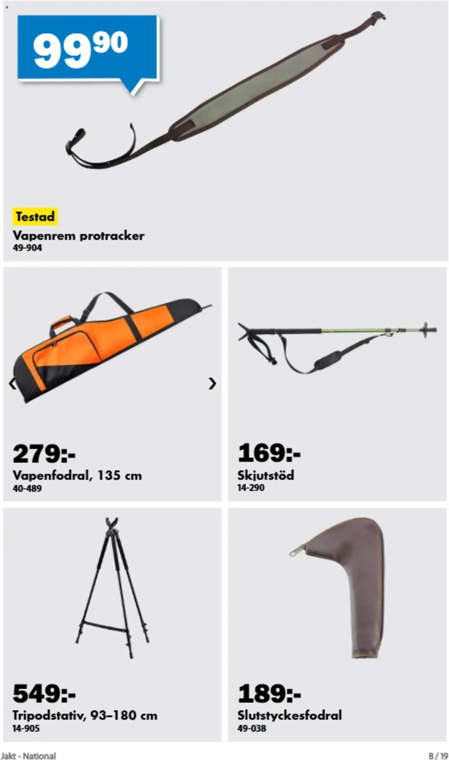 Biltema erbjudanden jakt från 19/08/2026 - 31/10/2026 > Reklamblad nuvarande rabatter från 19 augusti till 31 oktober 2026 - Reklamblad sidor 9
