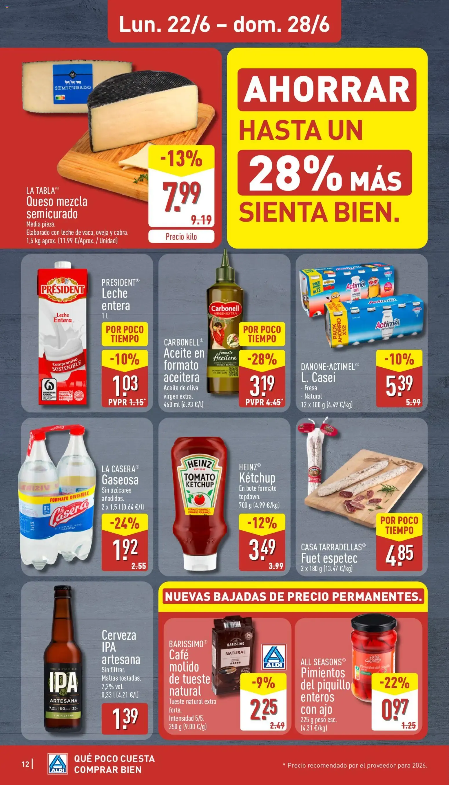 Catálogo de Aldi: Un Baño de Sabor al Mejor Precio 22 de junio al 28 de junio 2026 - Página 12