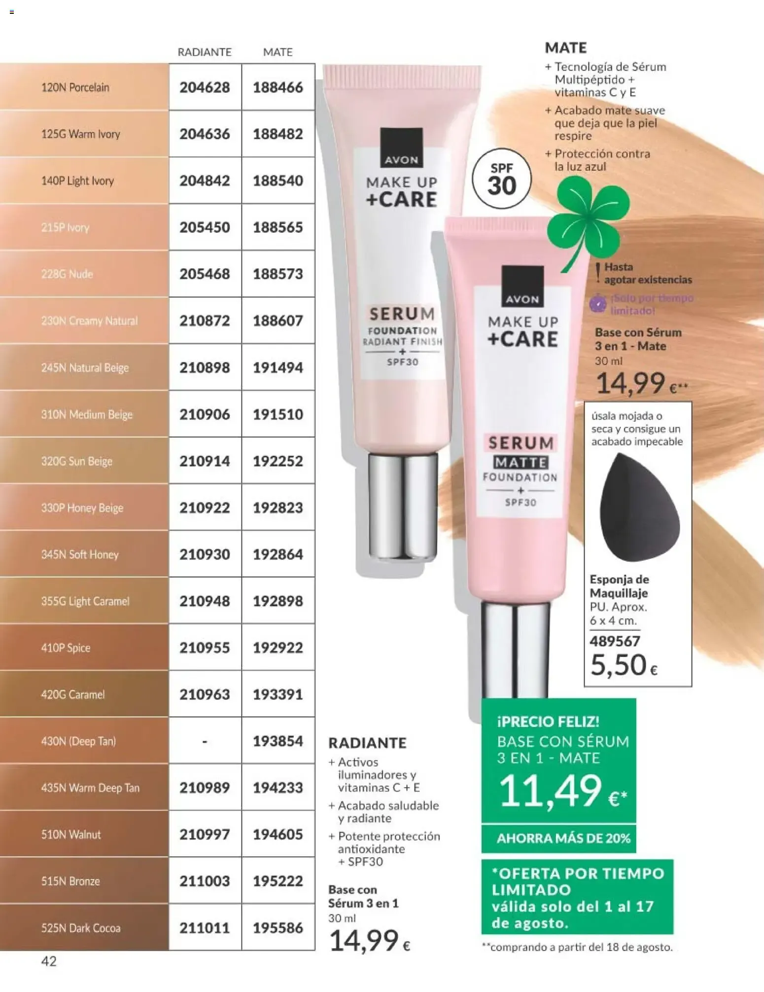 Catálogo de Avon Campaña 8/2026: Mousse para Labios 1 de agosto al 31 de agosto 2026 - Página 42