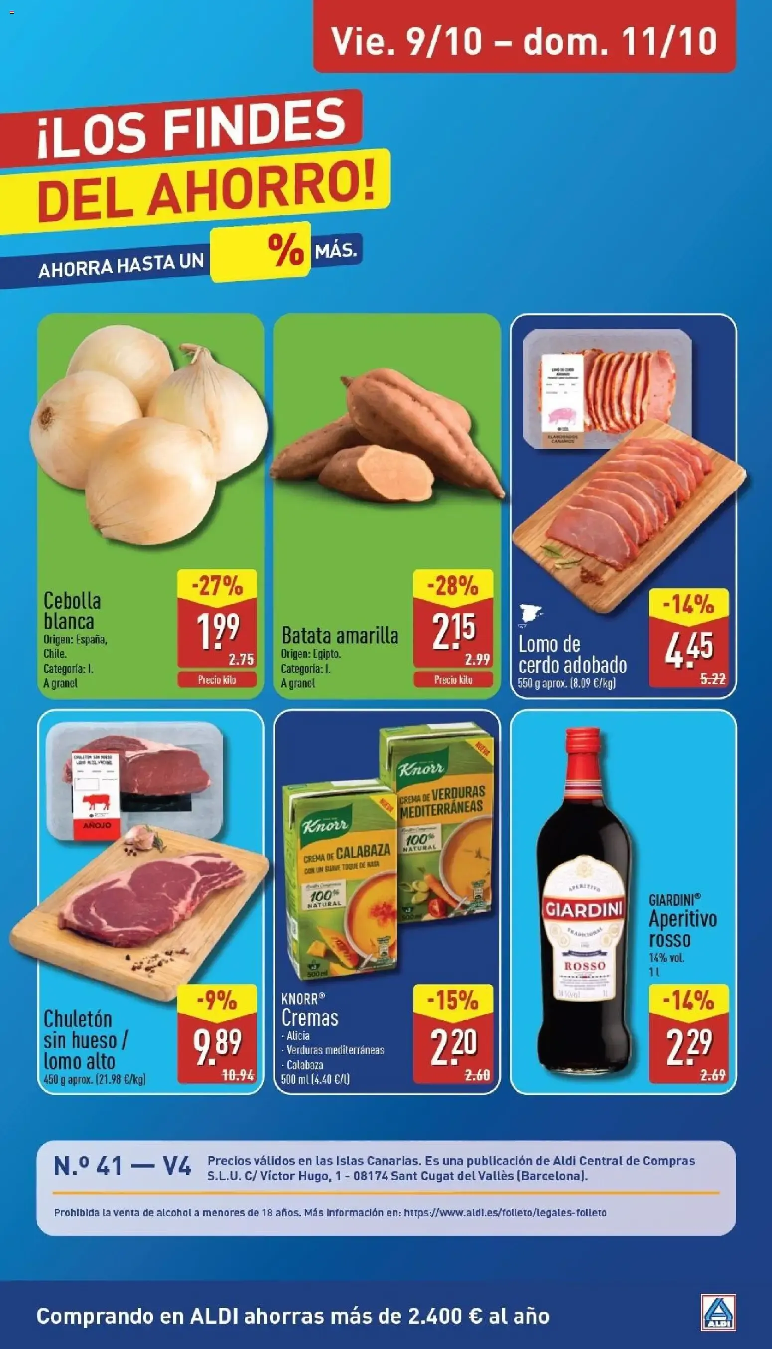 Catálogo de Aldi folleto Canarias del 05/10/2026 | Catálogo 5 de octubre al 11 de octubre 2026 - Página 27