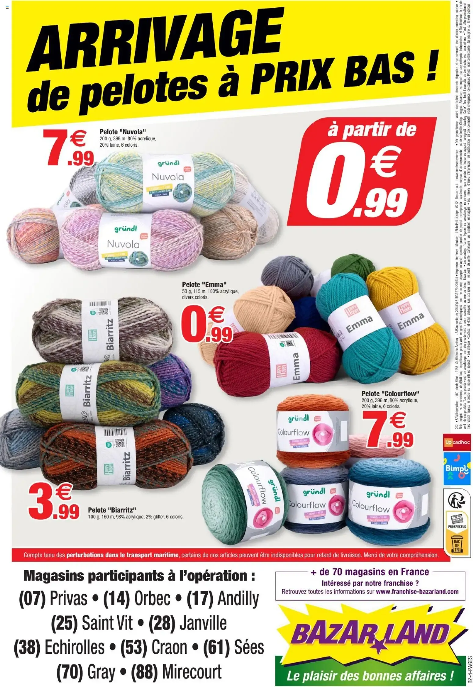 BazarLand - Toussaint nos prix en fleurs! du 30 septembre au 11 octobre 2026 - Catalogue page 4