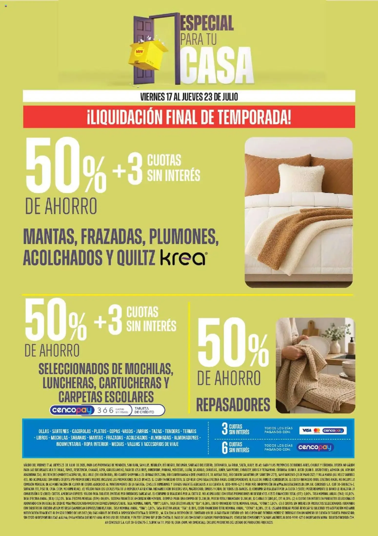 Ofertas de Vea - Especial para tu casa del 17/07/2026 - 22/07/2026 17 de julio al 22 de julio 2026 - Página 7 del catálogo